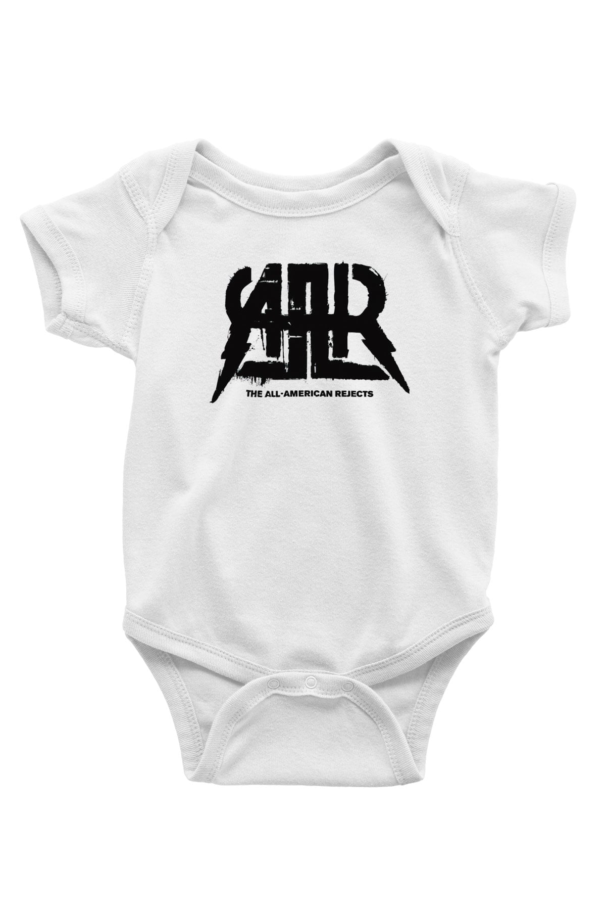 The AllAmerican Rejects Baskılı Beyaz Unisex Bebek Body - Zıbın
