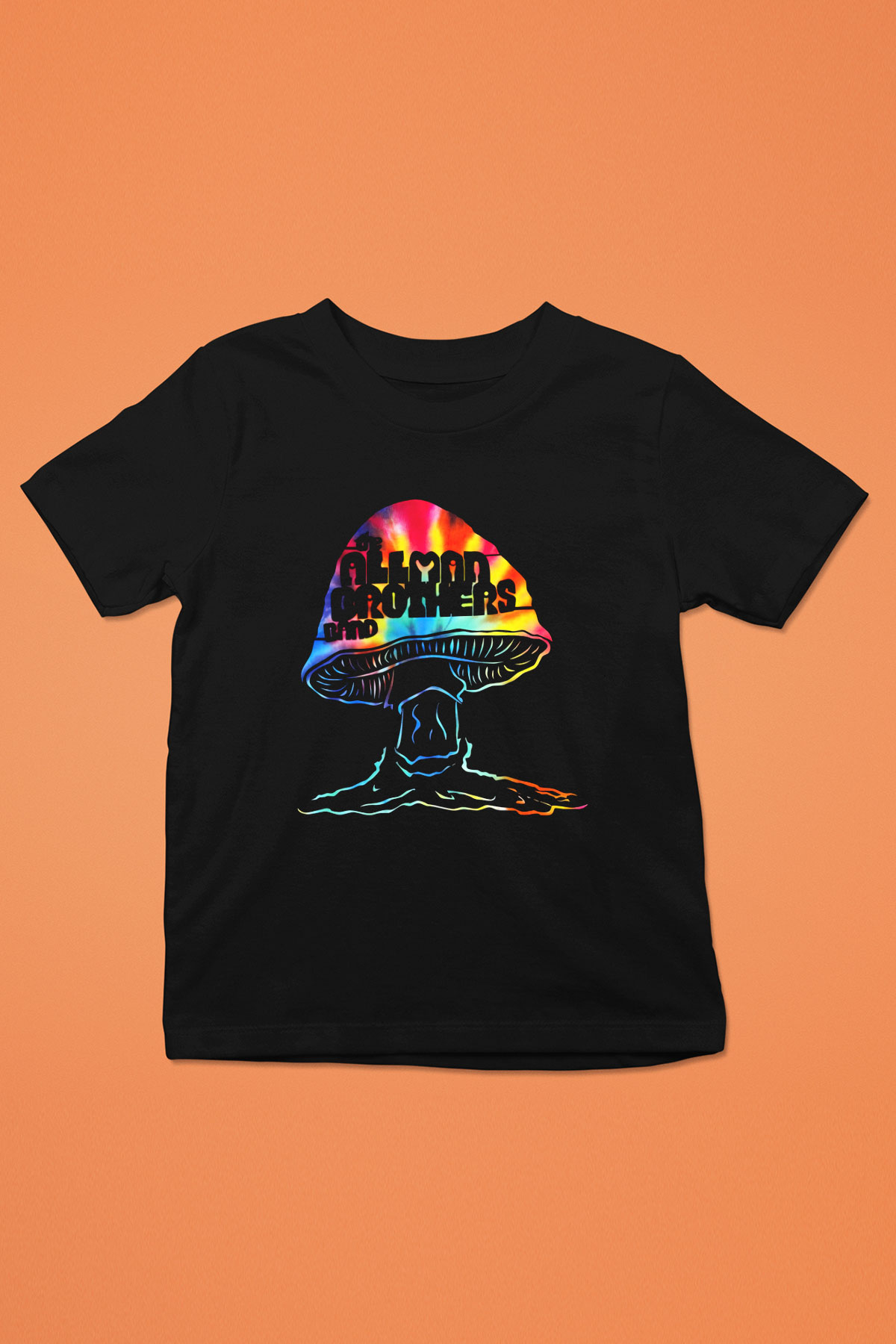 The Allman Brothers Band Baskılı Siyah Unisex Çocuk Tişört