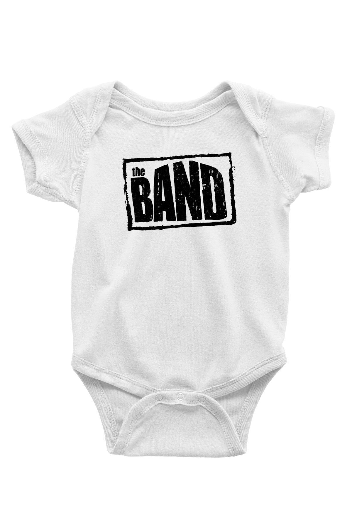 The Band Baskılı Beyaz Unisex Bebek Body - Zıbın