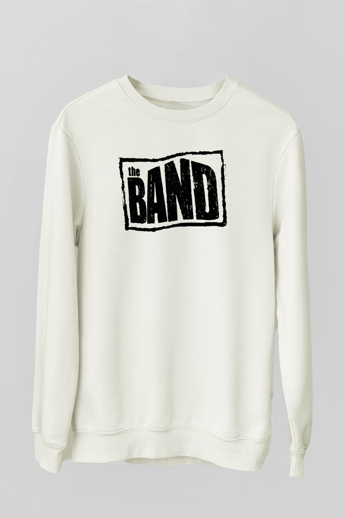 The Band Beyaz Unisex Sweatshirt