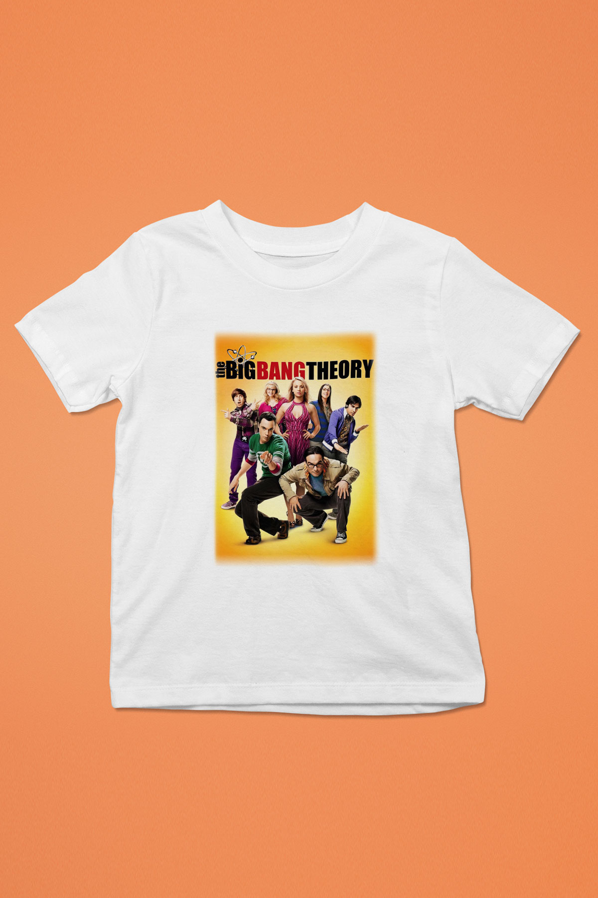 The Big Bang Theory Baskılı Beyaz Unisex Çocuk Tişört