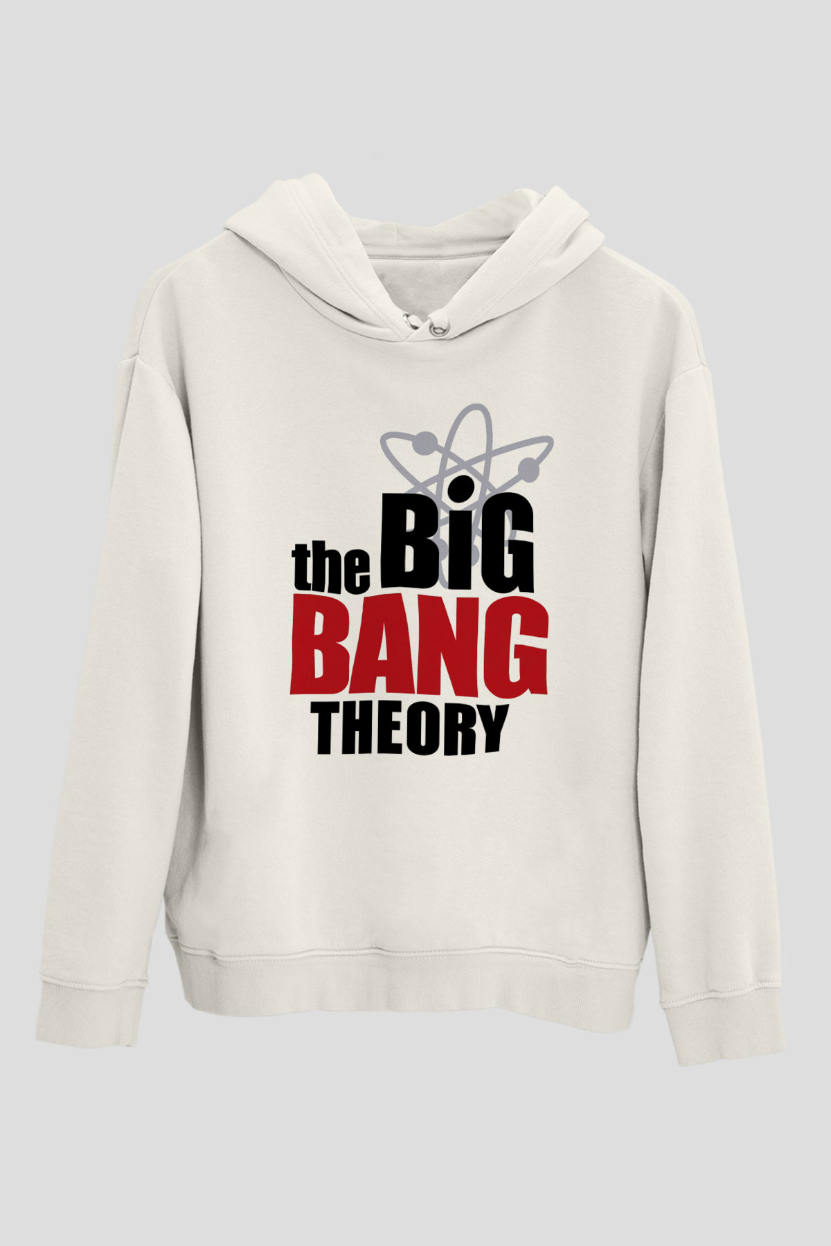 The Big Bang Theory Beyaz Unisex Kapşonlu Sweatshirt