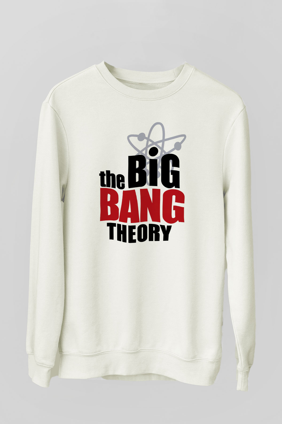 The Big Bang Theory Beyaz Unisex Sweatshirt