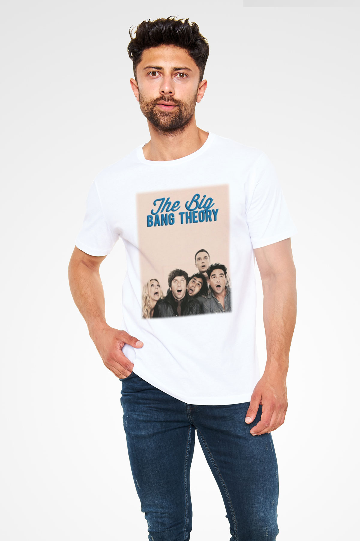 The Big Bang Theory Beyaz Unisex Tişört T-Shirt