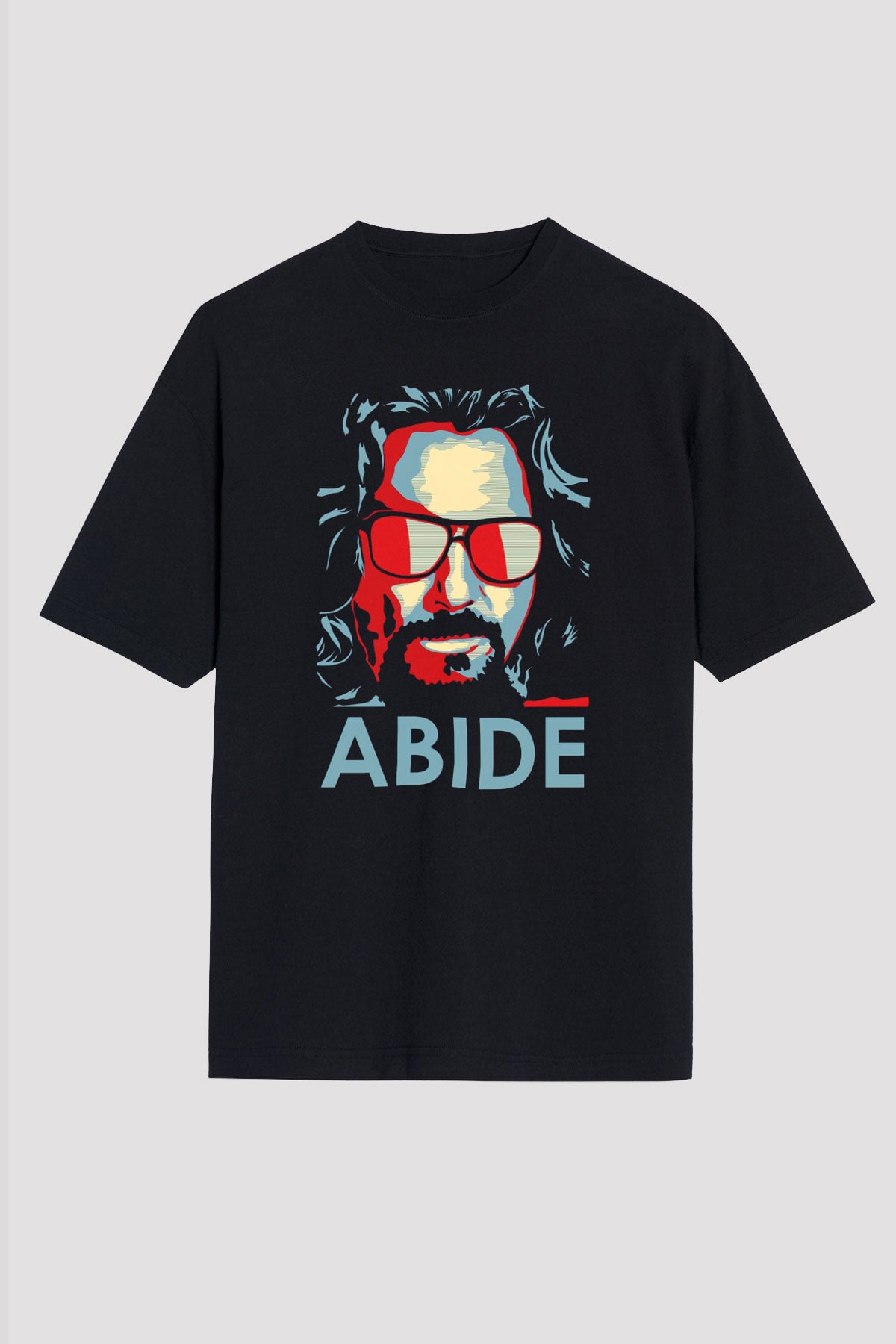 The Big Lebowski Büyük Lebowski Siyah Unisex Oversize Tişört