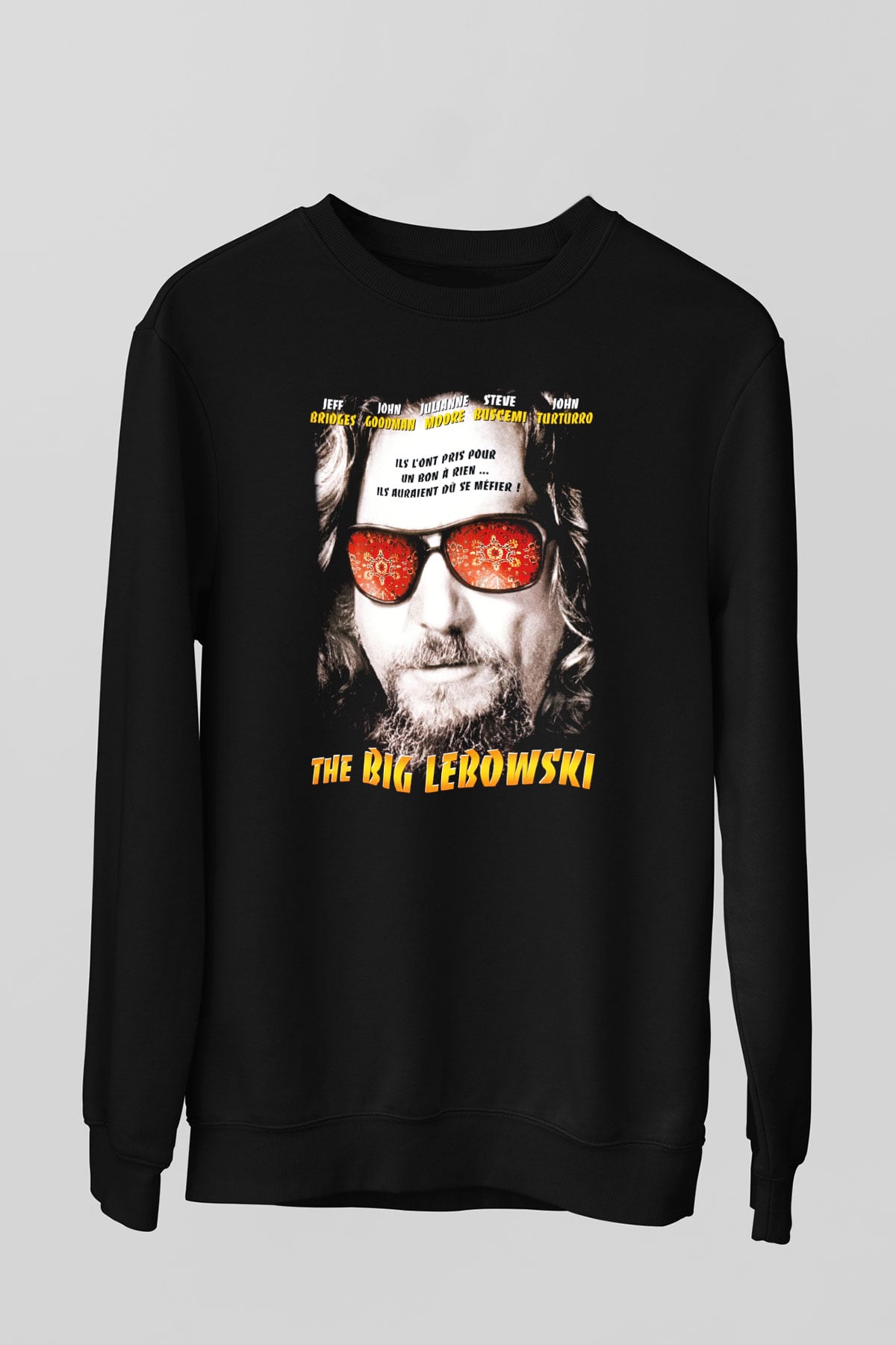 The Big Lebowski Büyük Lebowski Siyah Unisex Sweatshirt