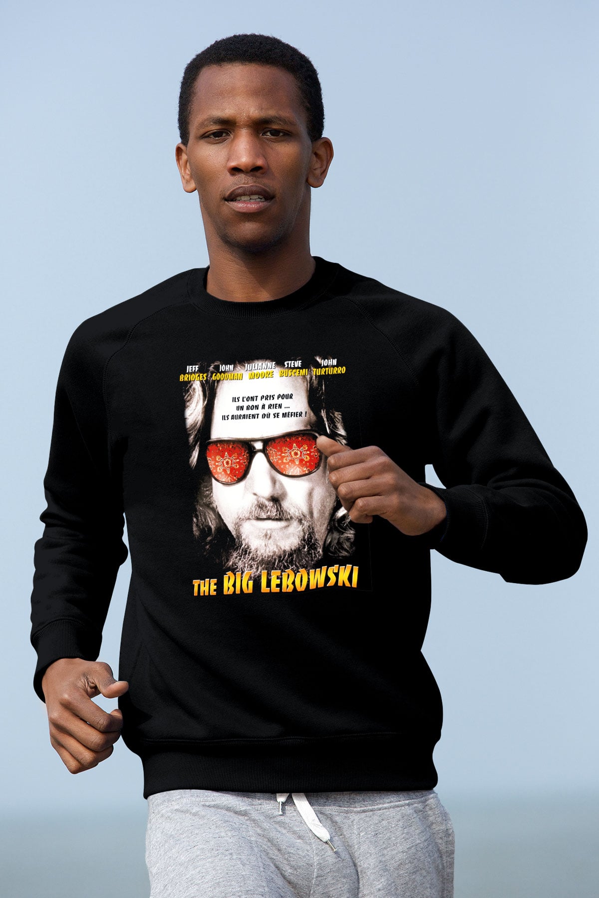The Big Lebowski Büyük Lebowski Siyah Unisex Sweatshirt