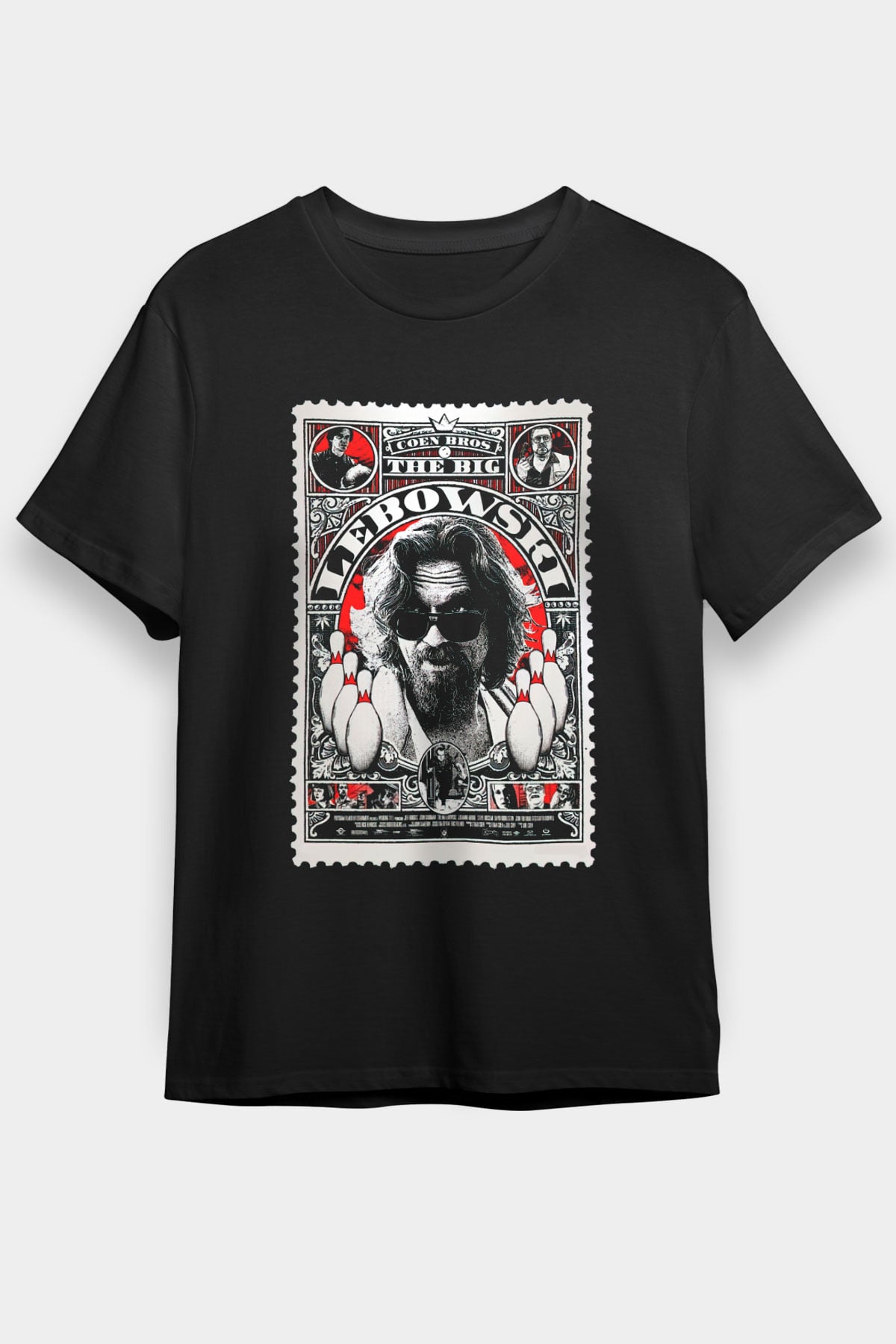 The Big Lebowski Büyük Lebowski Siyah Unisex Tişört