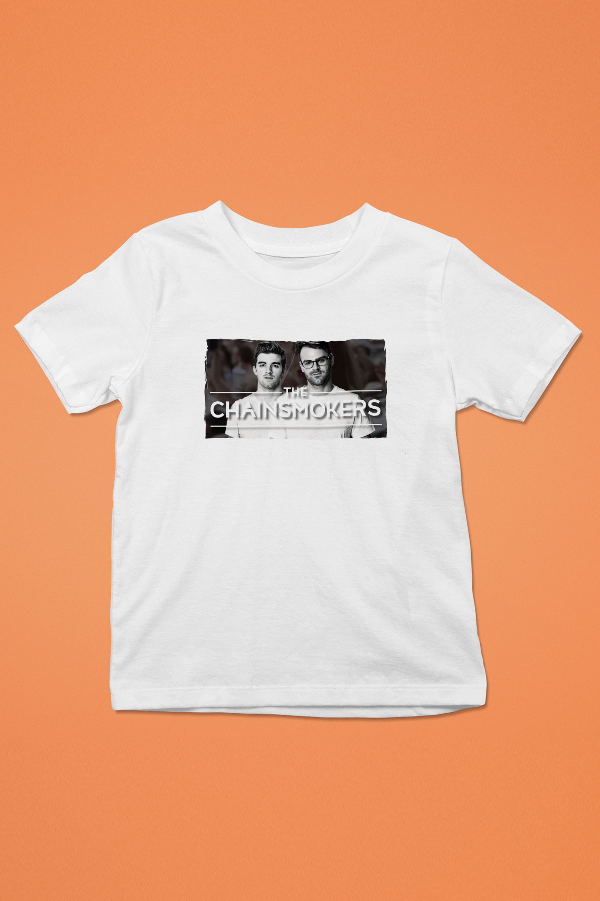The Chainsmokers Beyaz Unisex Çocuk Tişört