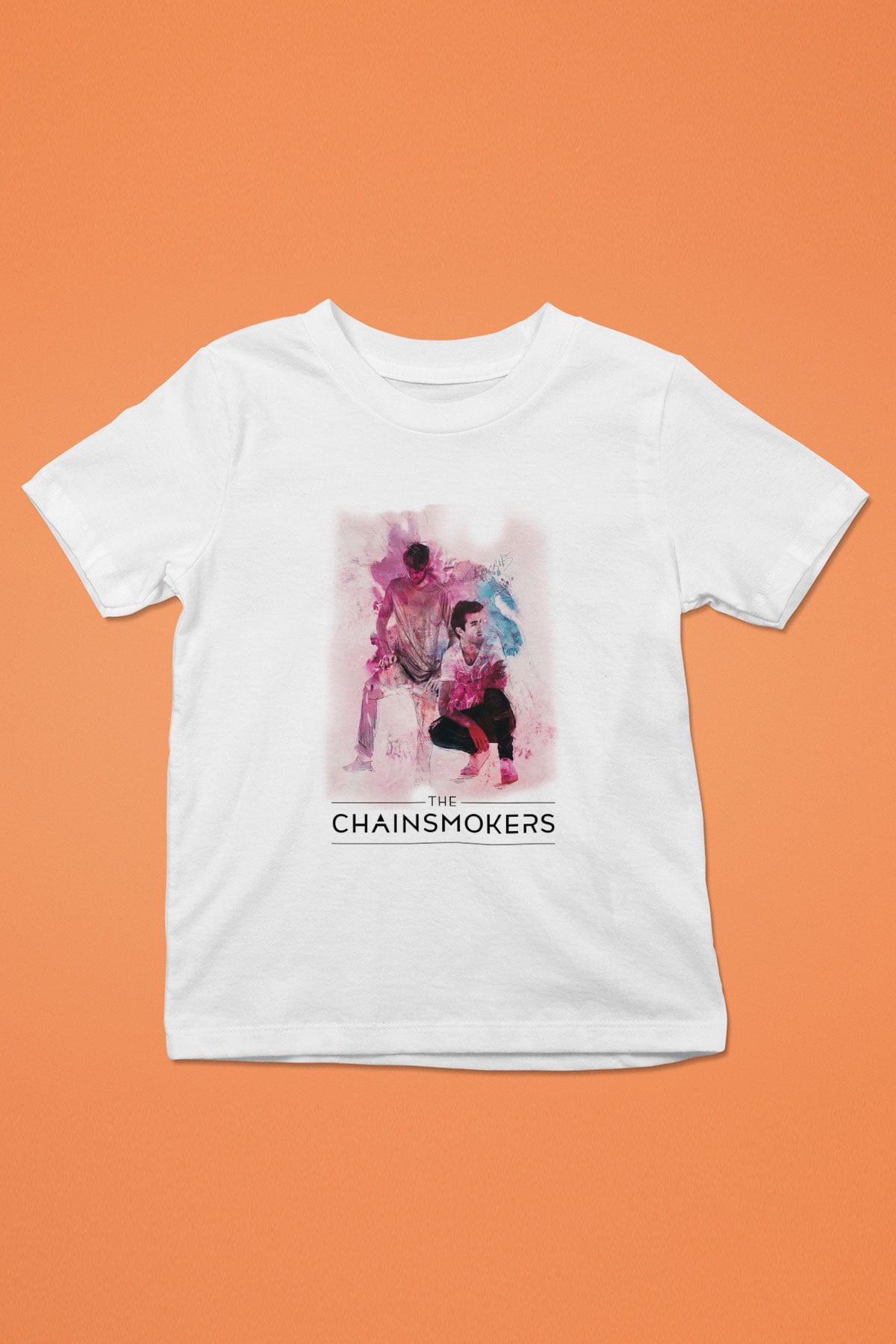The Chainsmokers Beyaz Unisex Çocuk Tişört