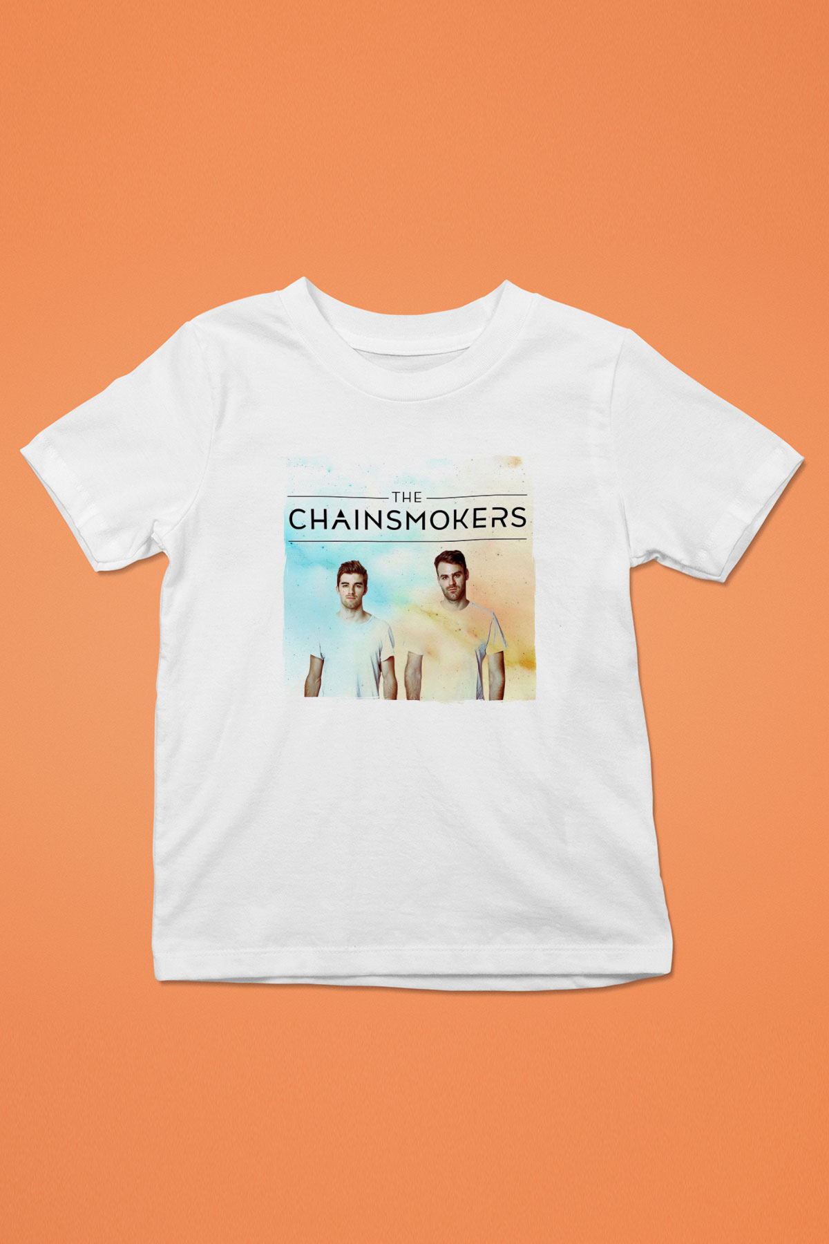 The Chainsmokers Beyaz Unisex Çocuk Tişört