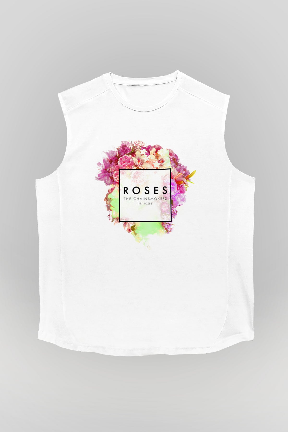The Chainsmokers Beyaz Unisex Kolsuz Tişört