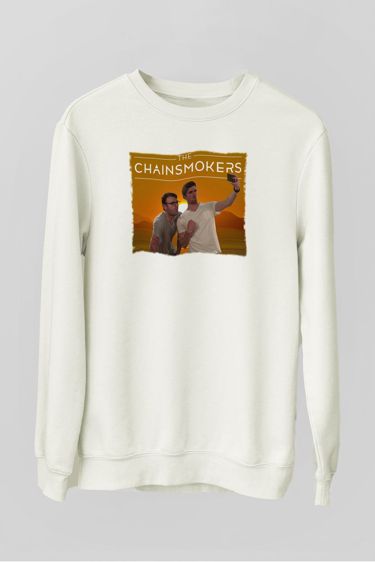 The Chainsmokers Beyaz Unisex Sweatshirt