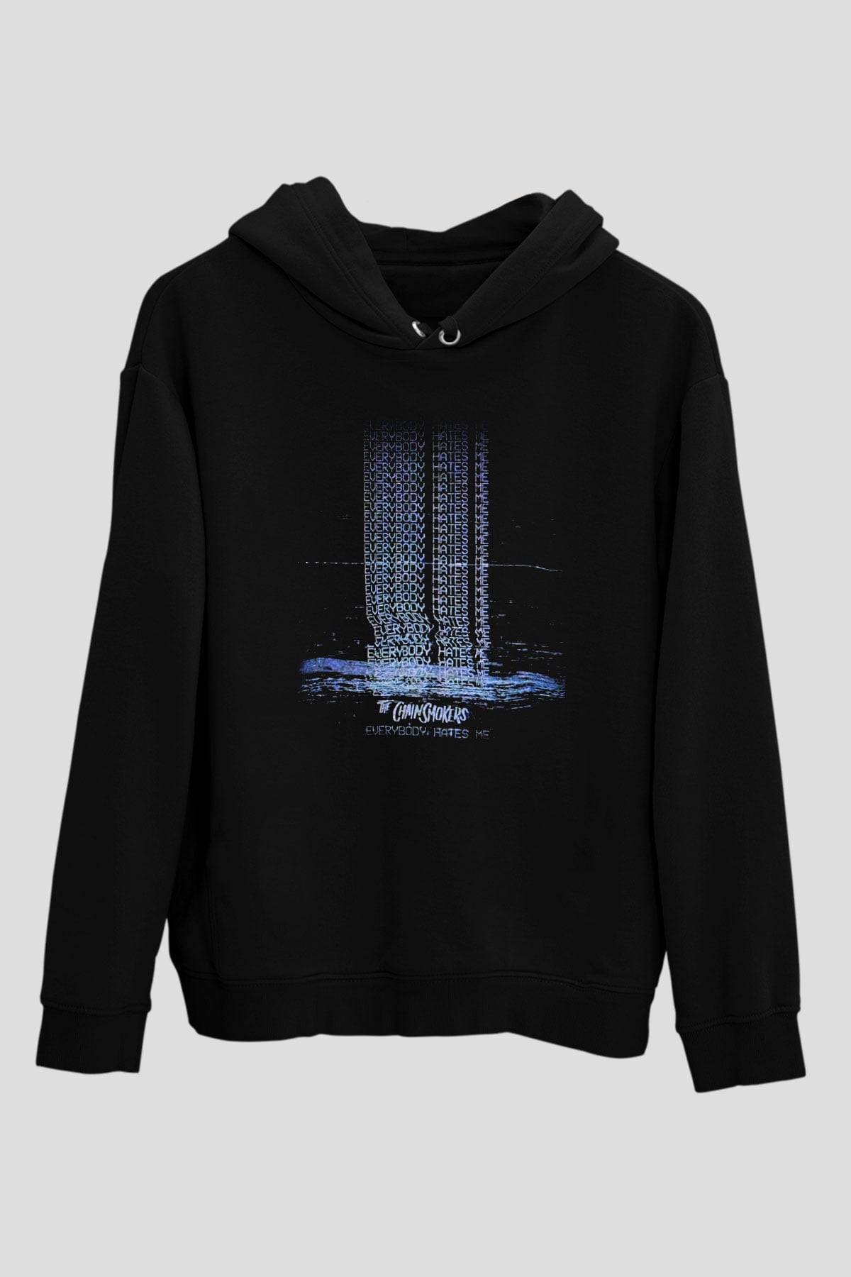 The Chainsmokers Siyah Unisex Hoodie