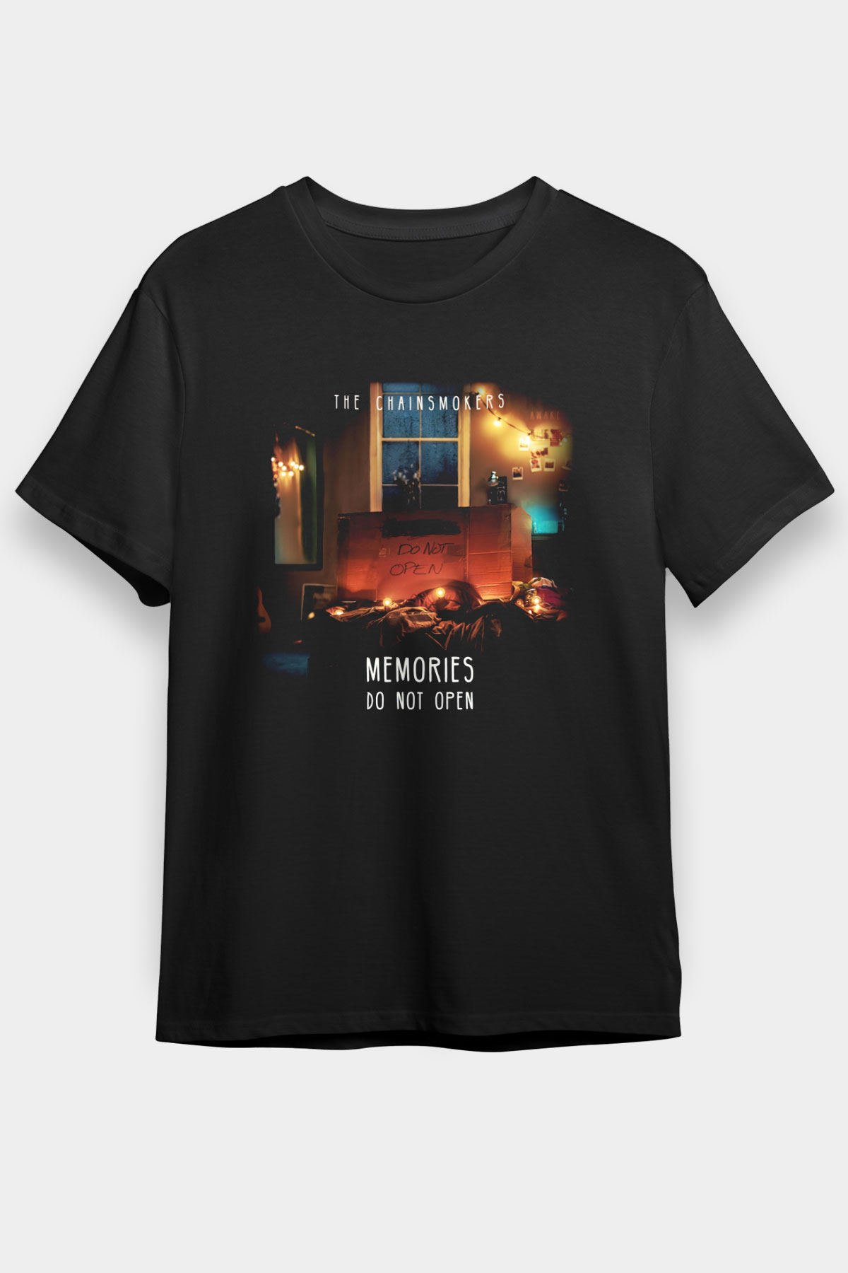 The Chainsmokers Siyah Unisex Tişört T-Shirt - TişörtFabrikası