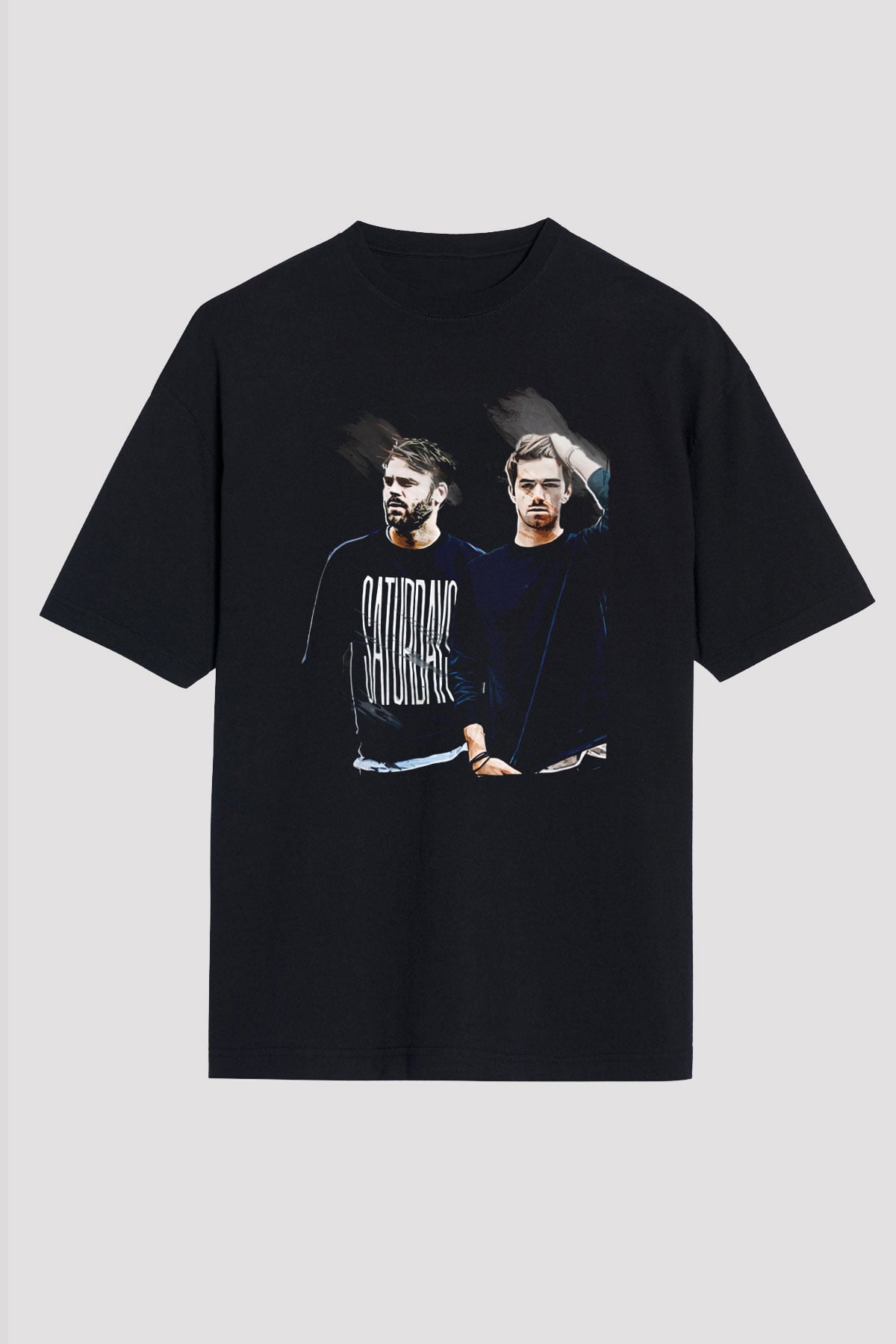 The Chainsmokers Siyah Unisex Tişört T-Shirt - TişörtFabrikası