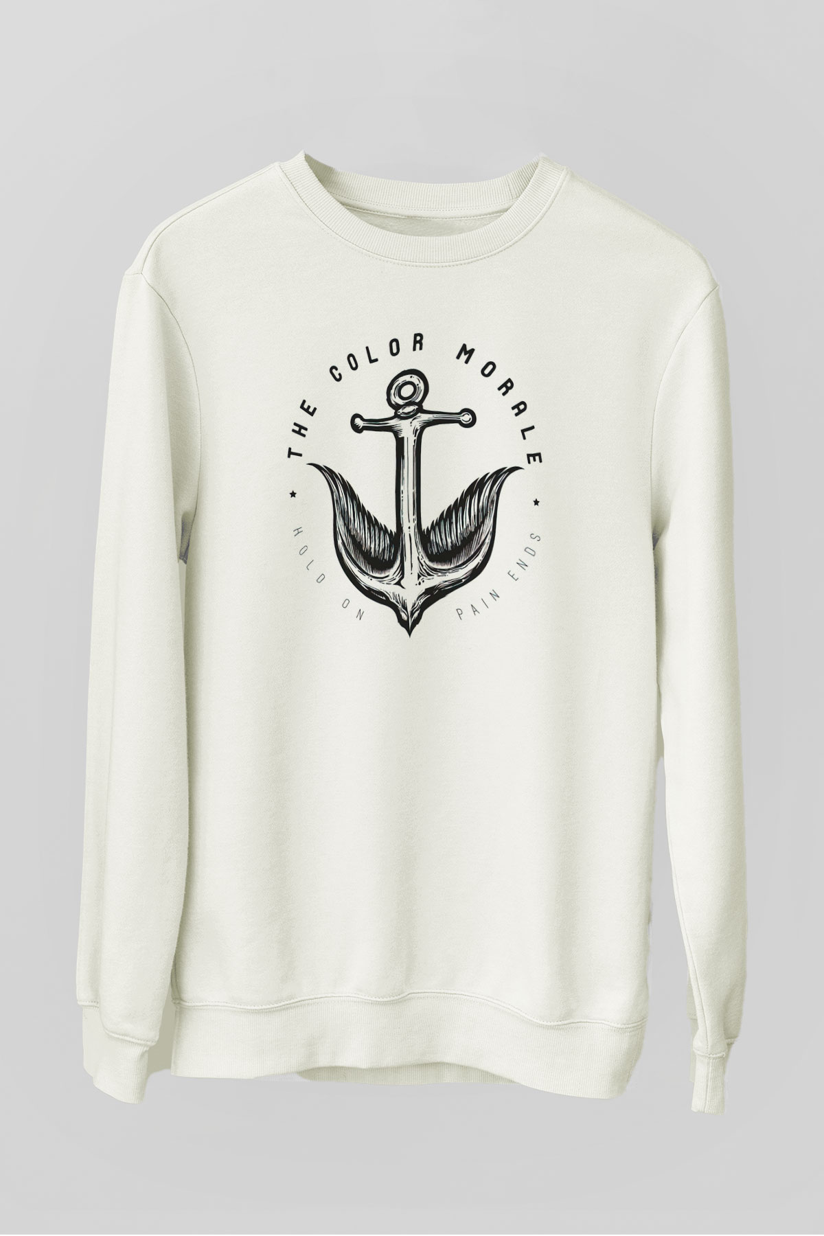 The Color Morale Beyaz Unisex Sweatshirt
