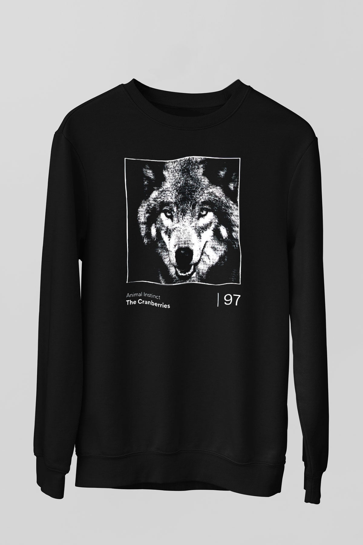 The Cranberries Baskılı Unisex Siyah Sweatshirt