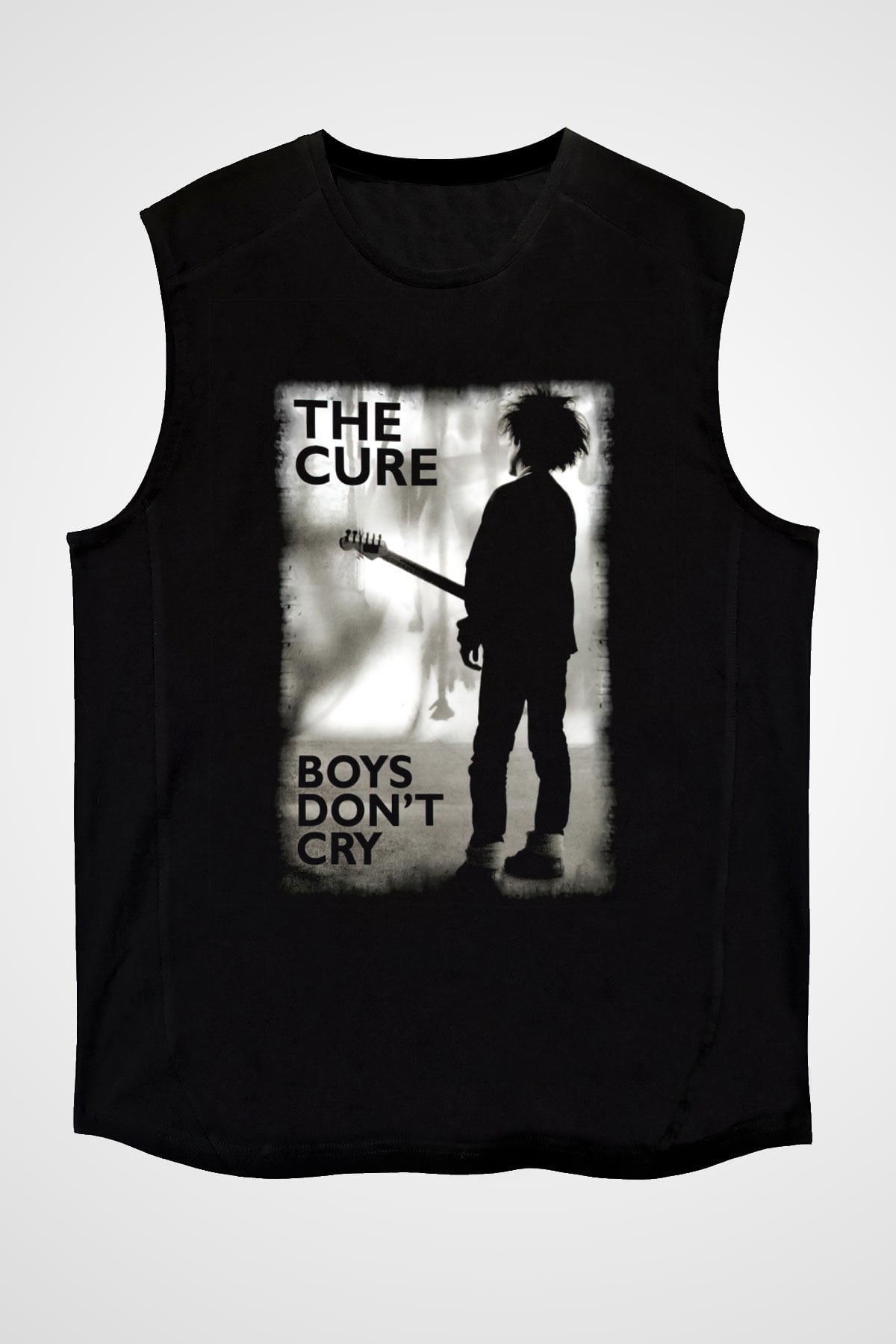 The Cure Siyah Unisex Kolsuz Tişört