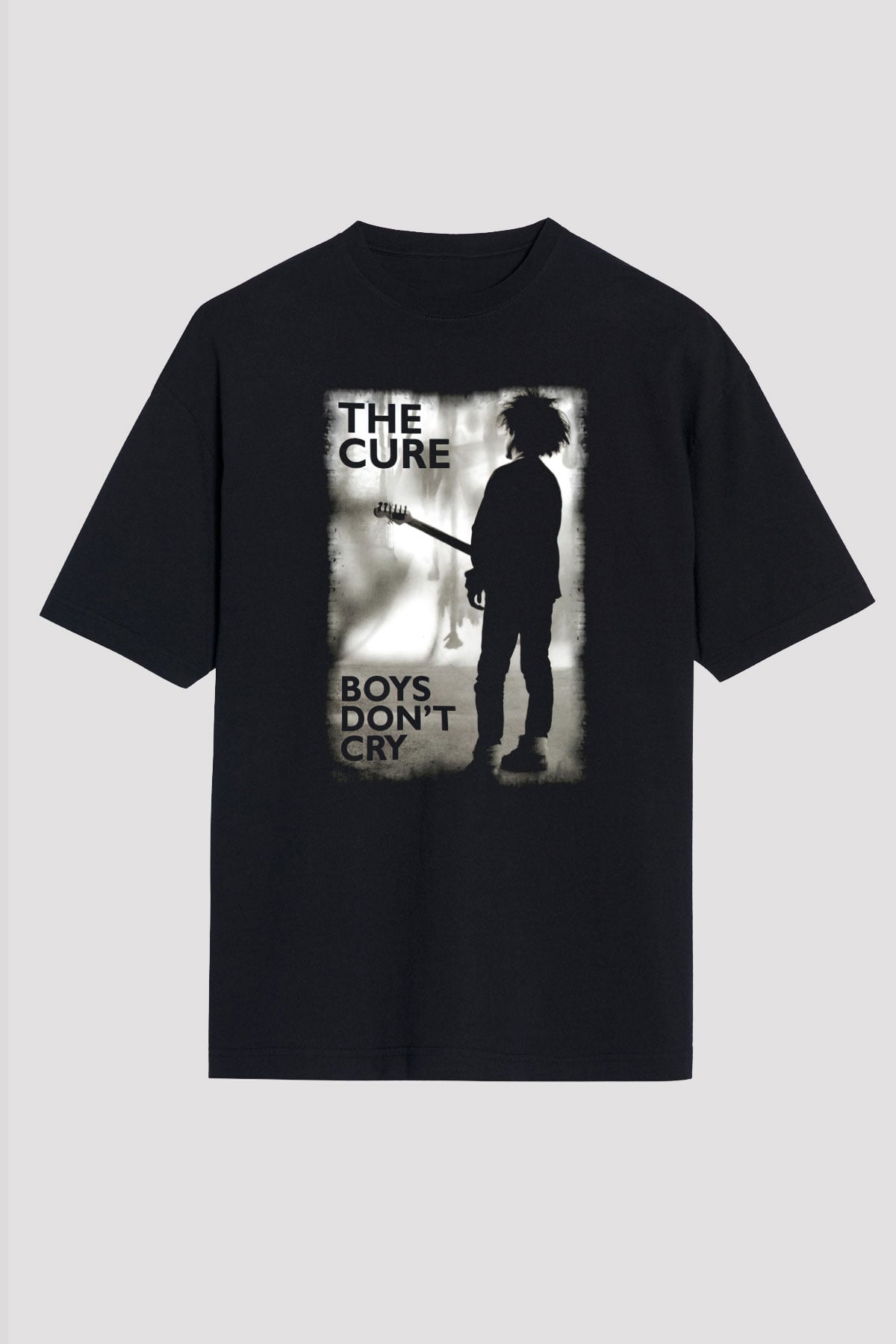 The Cure Siyah Unisex Oversize Tişört T-Shirt
