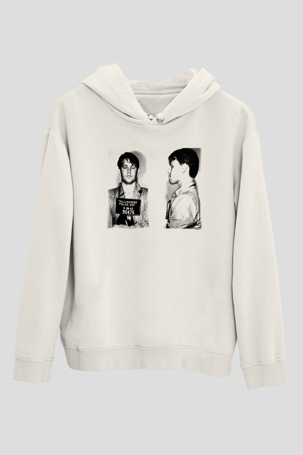 The Doors Beyaz Unisex Kapşonlu Sweatshirt