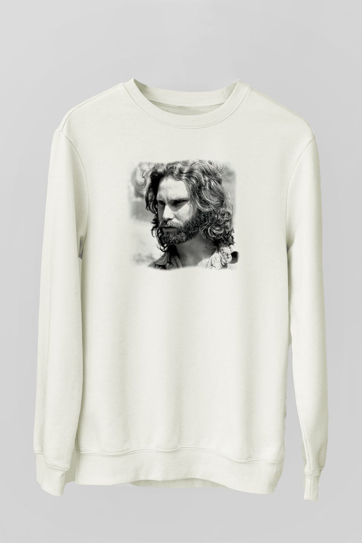 The Doors Beyaz Unisex Sweatshirt