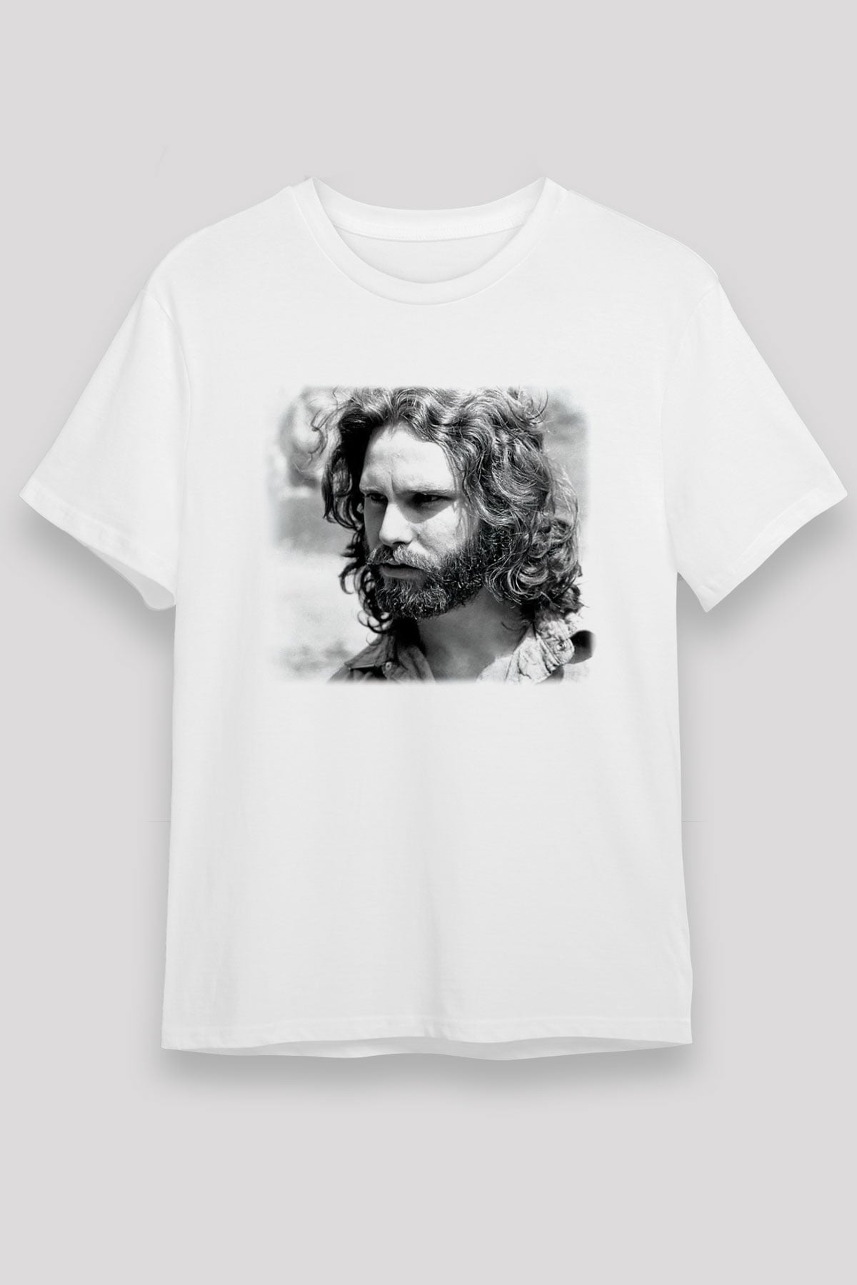 The Doors Beyaz Unisex Tişört T-Shirt - TişörtFabrikası