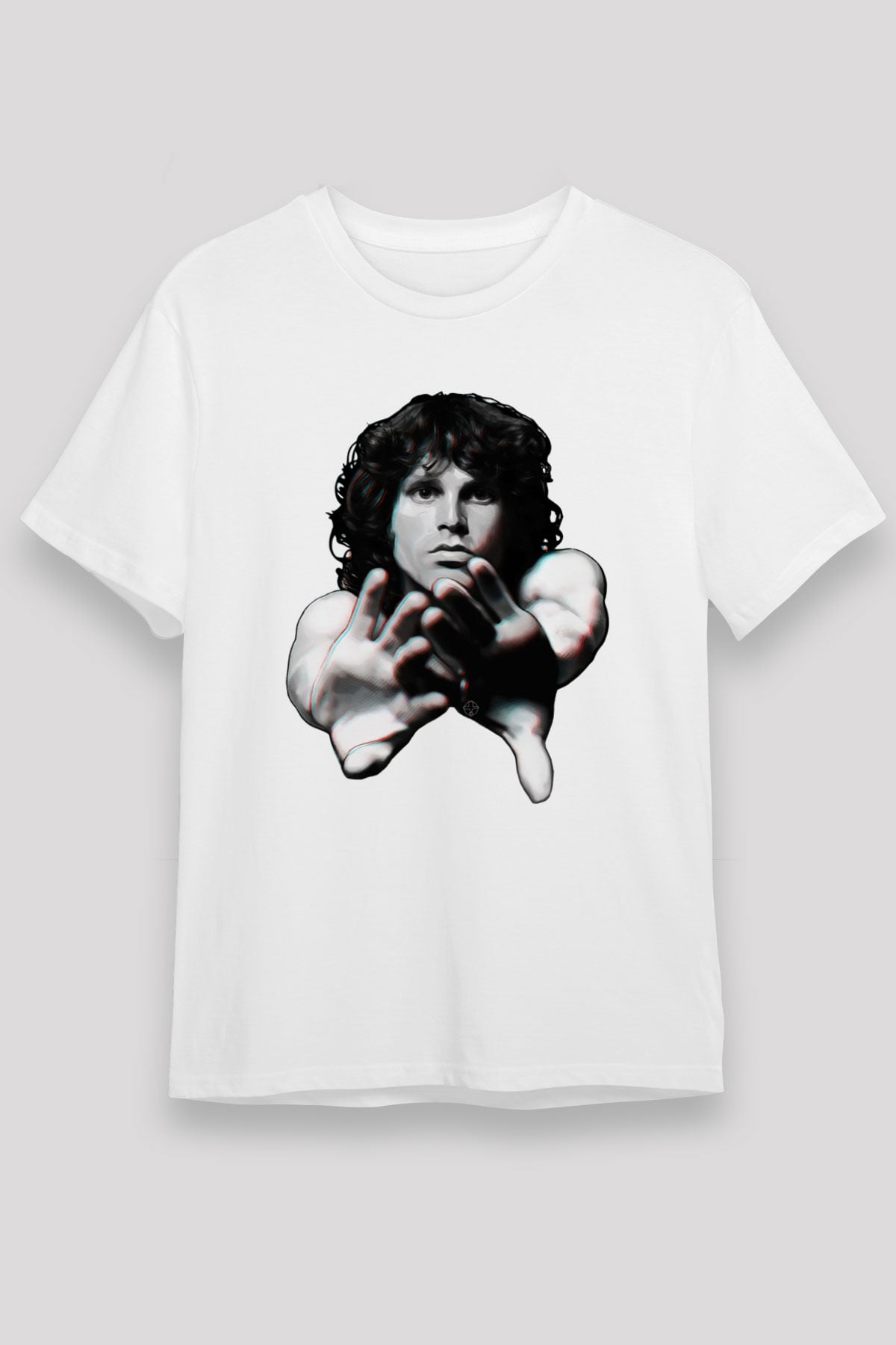 The Doors Beyaz Unisex Tişört T-Shirt - TişörtFabrikası