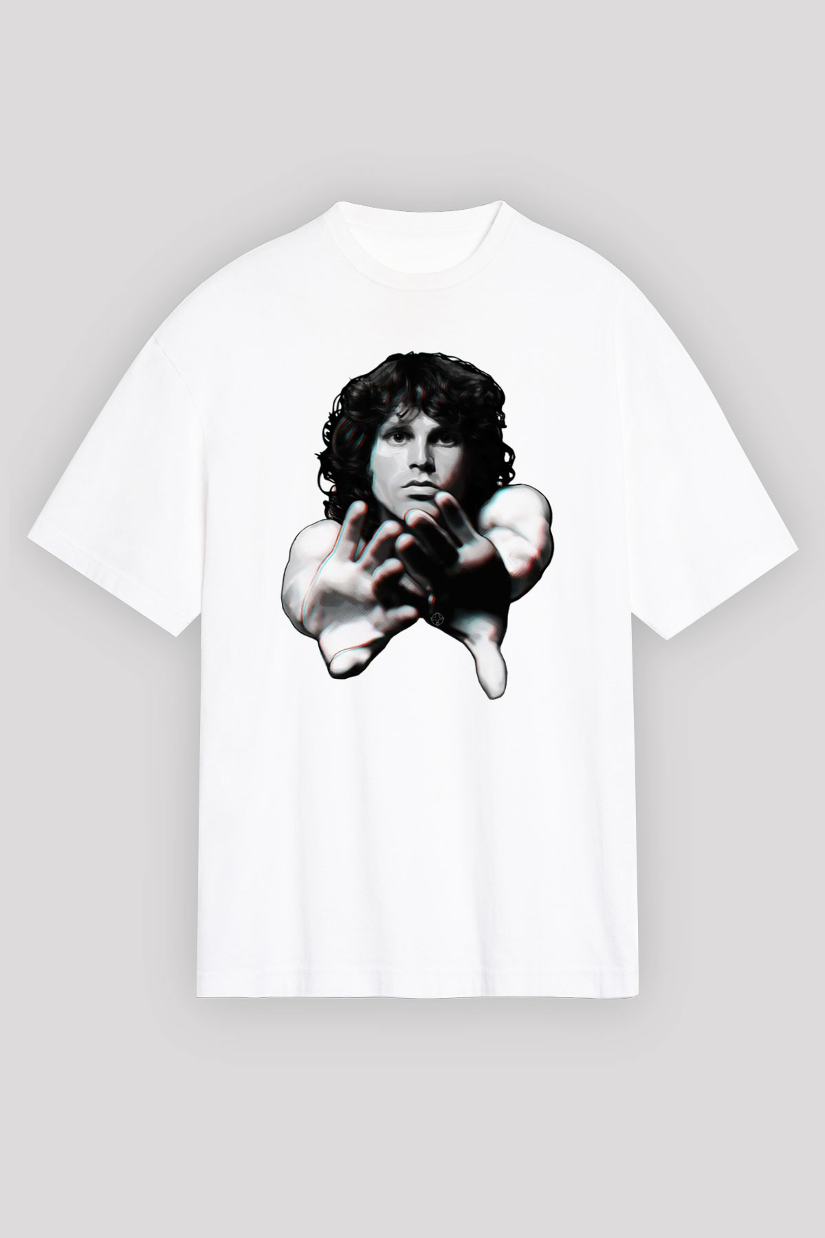 The Doors Beyaz Unisex Tişört T-Shirt - TişörtFabrikası