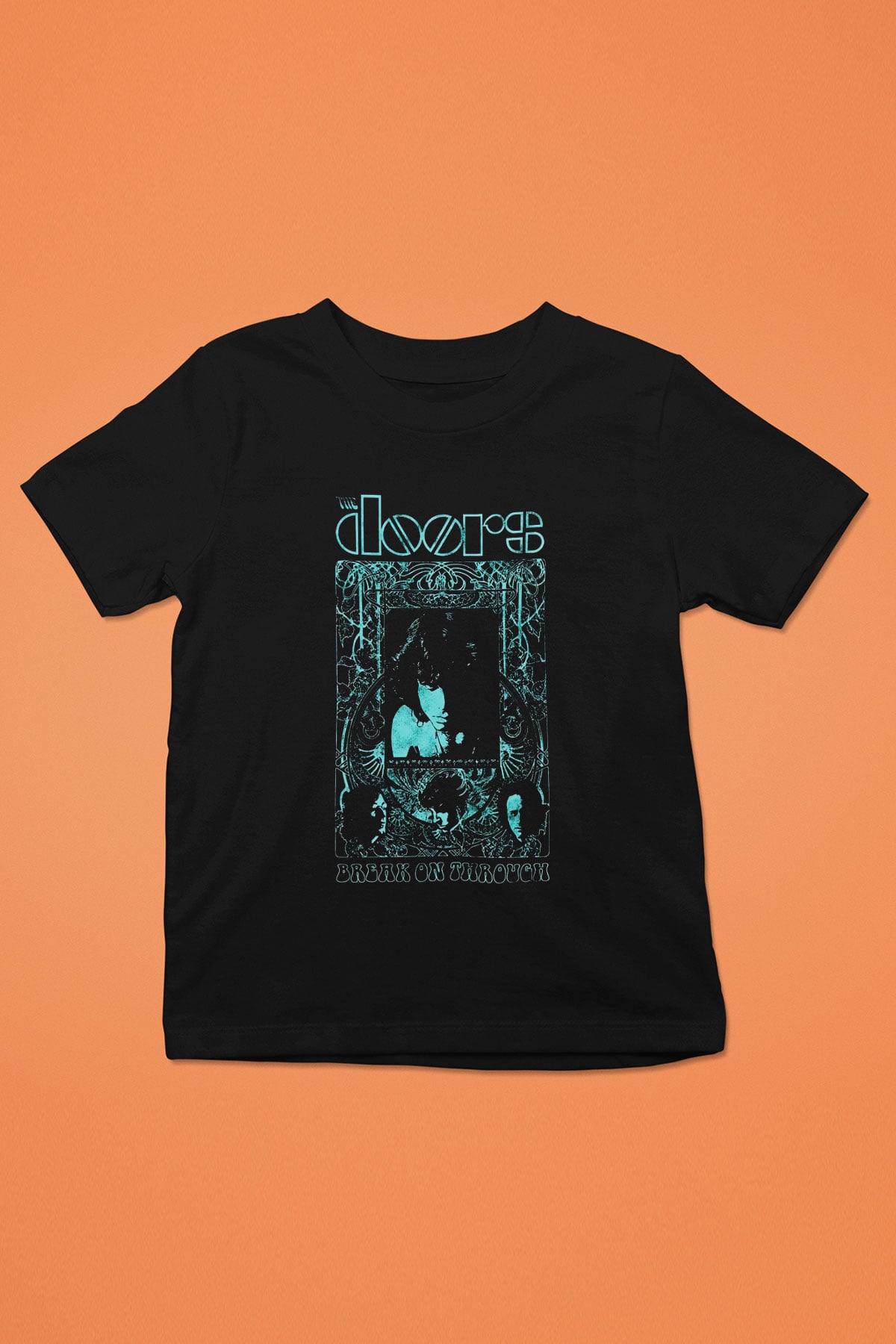The Doors Siyah Unisex Çocuk Tişört