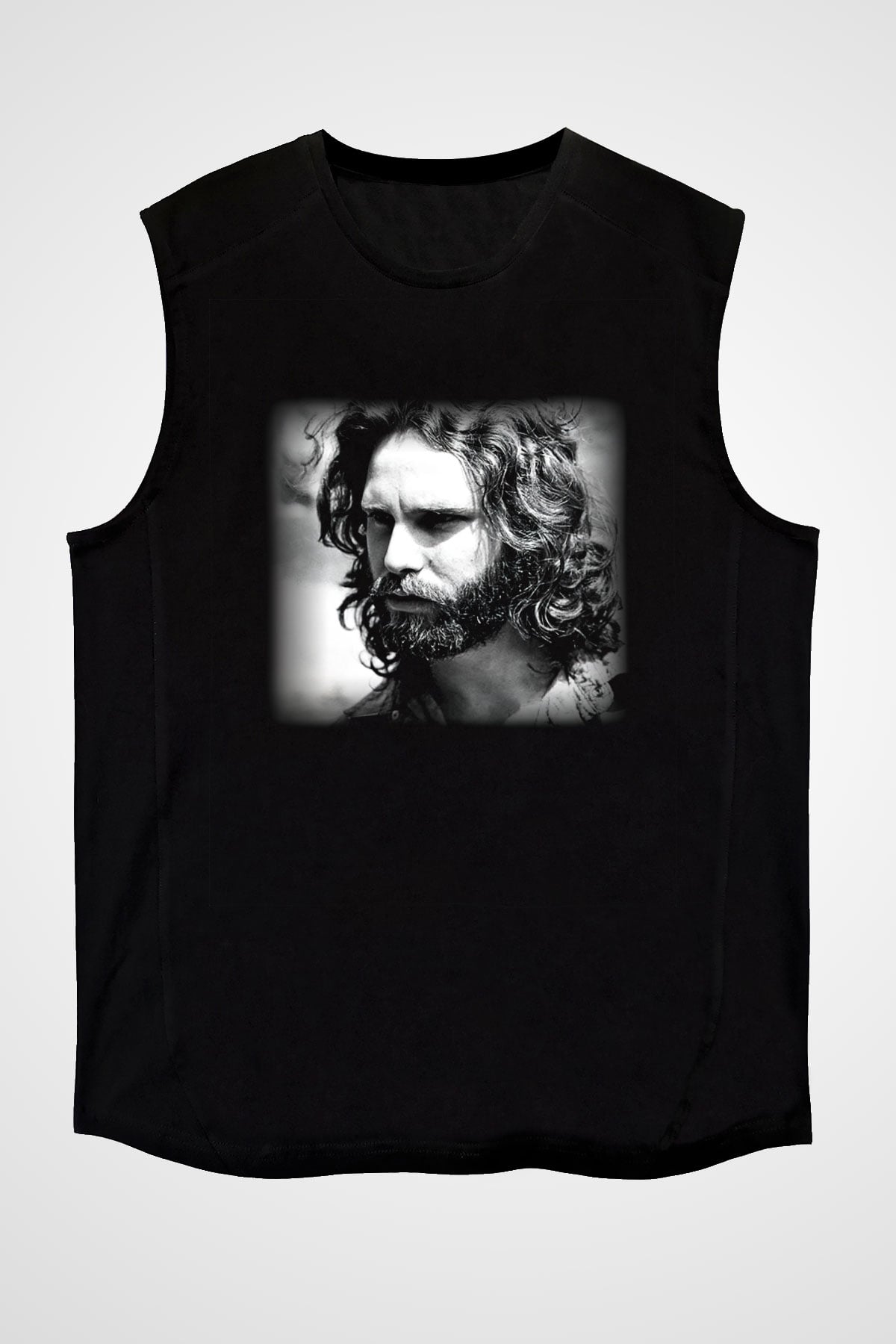 The Doors Siyah Unisex Kolsuz Tişört