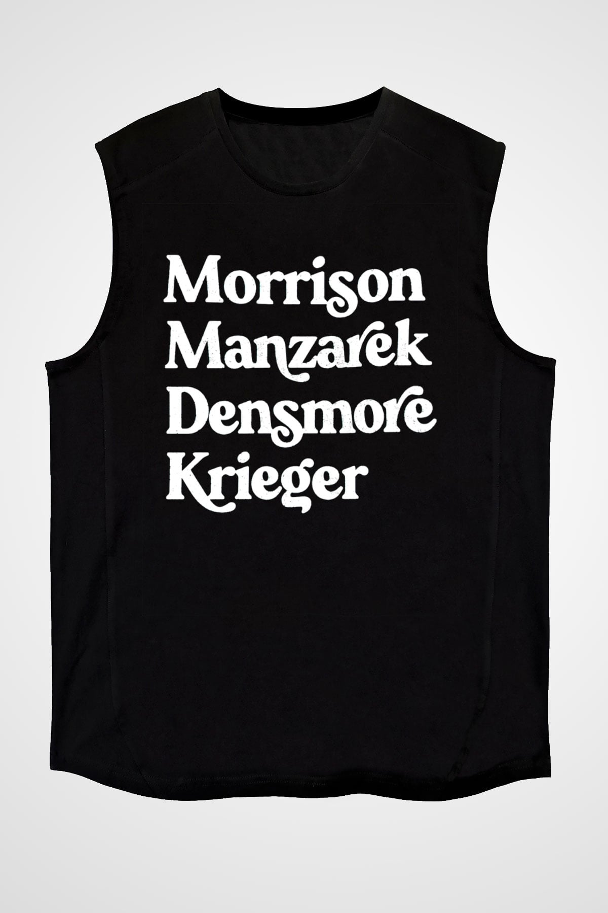The Doors Siyah Unisex Kolsuz Tişört