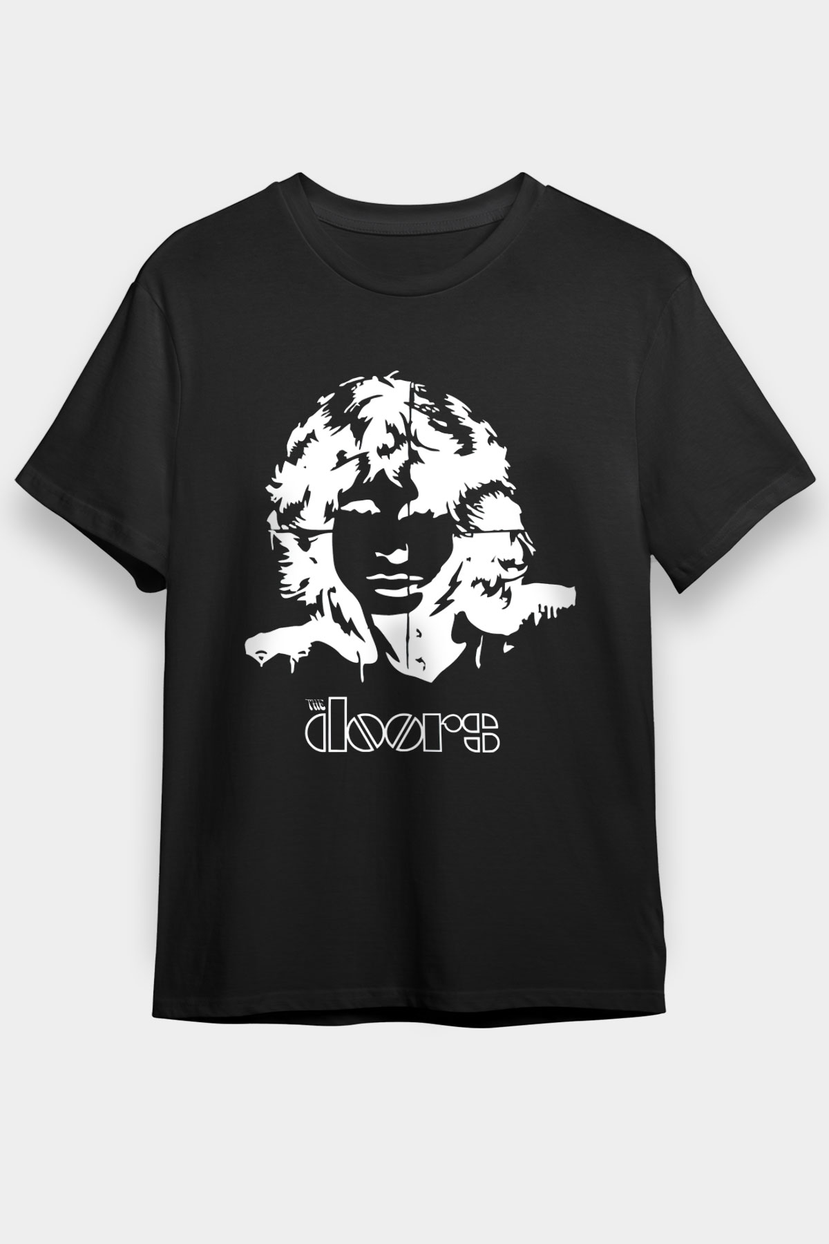 The Doors Siyah Unisex Tişört T-Shirt - TişörtFabrikası