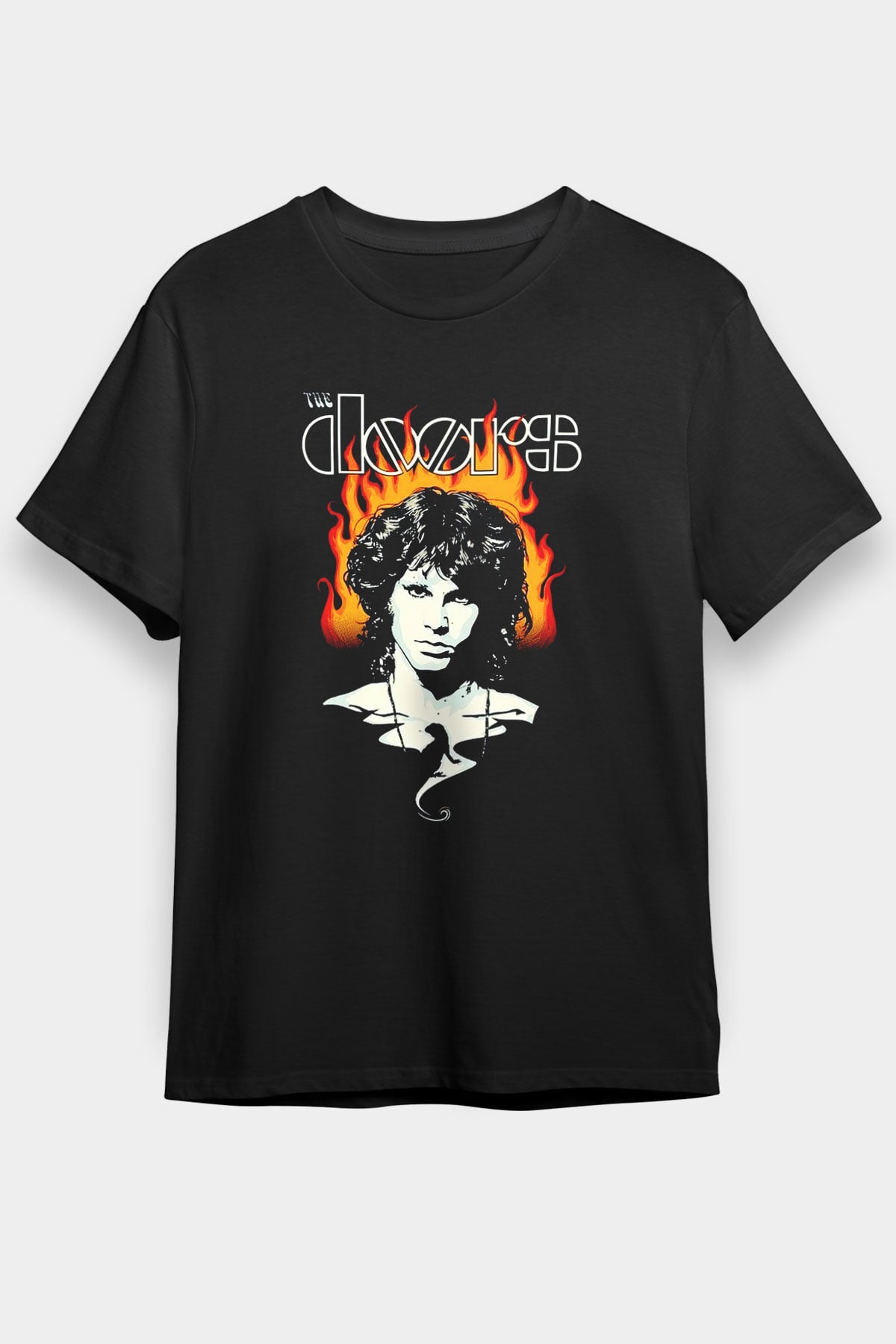The Doors Siyah Unisex Tişört T-Shirt - TişörtFabrikası