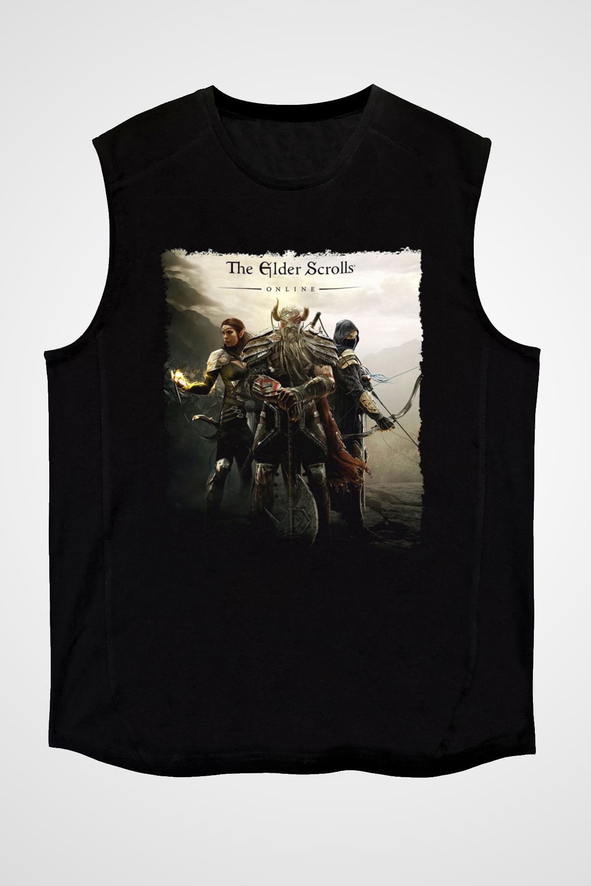 The Elder Scrolls Online Siyah Unisex Kolsuz Tişört
