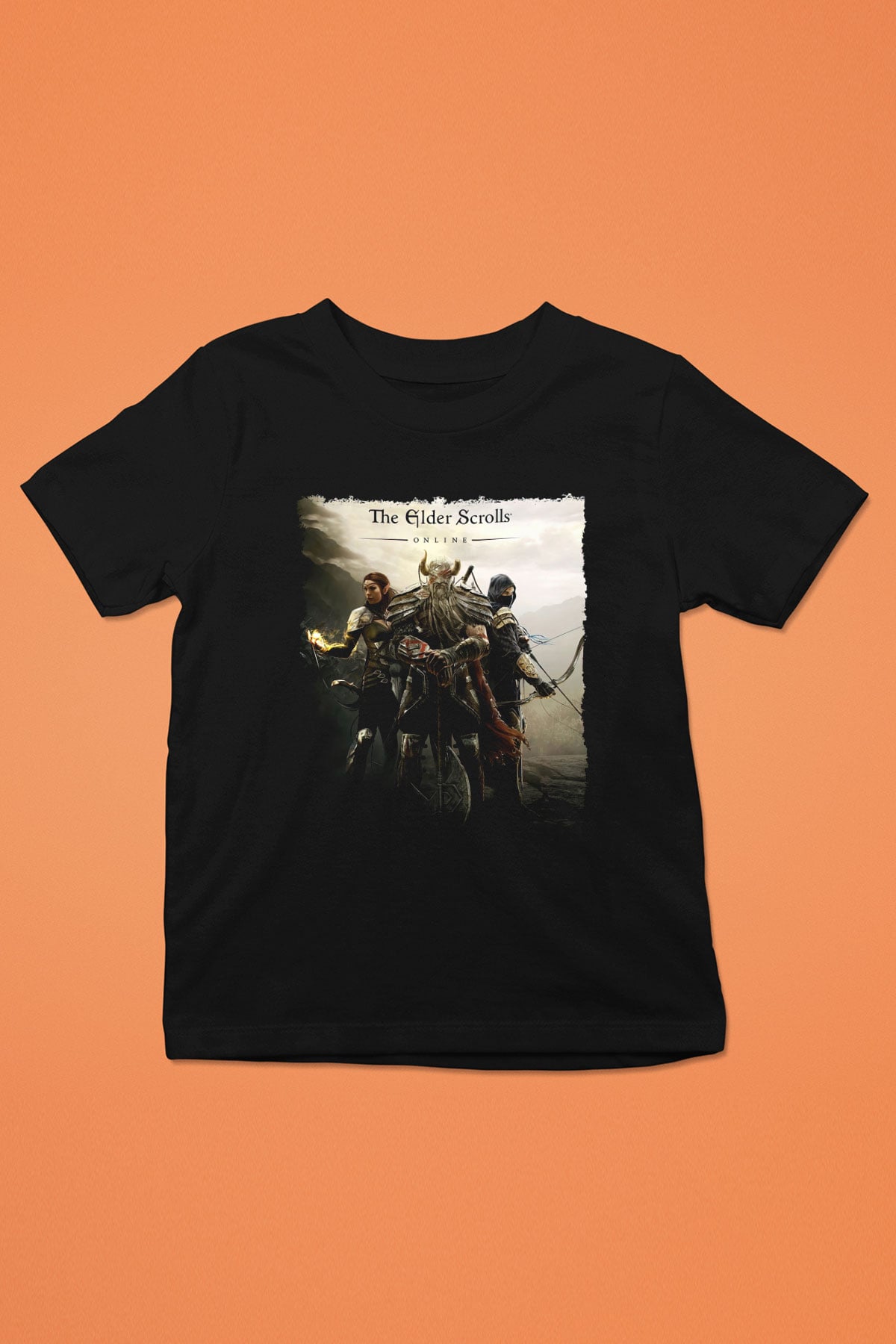 The Elder Scrolls Online Siyah Unisex Çocuk Tişört