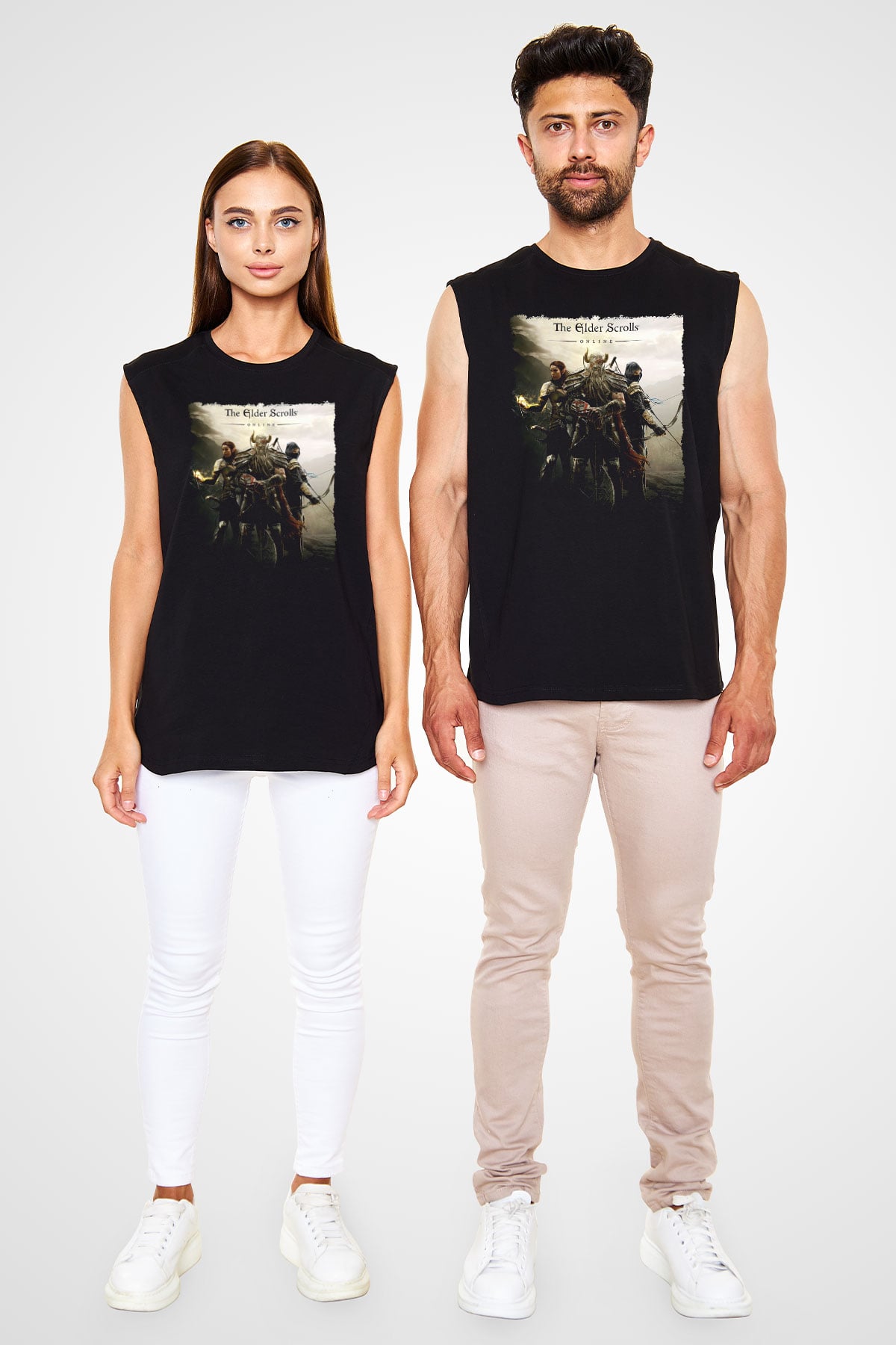 The Elder Scrolls Online Siyah Unisex Kolsuz Tişört