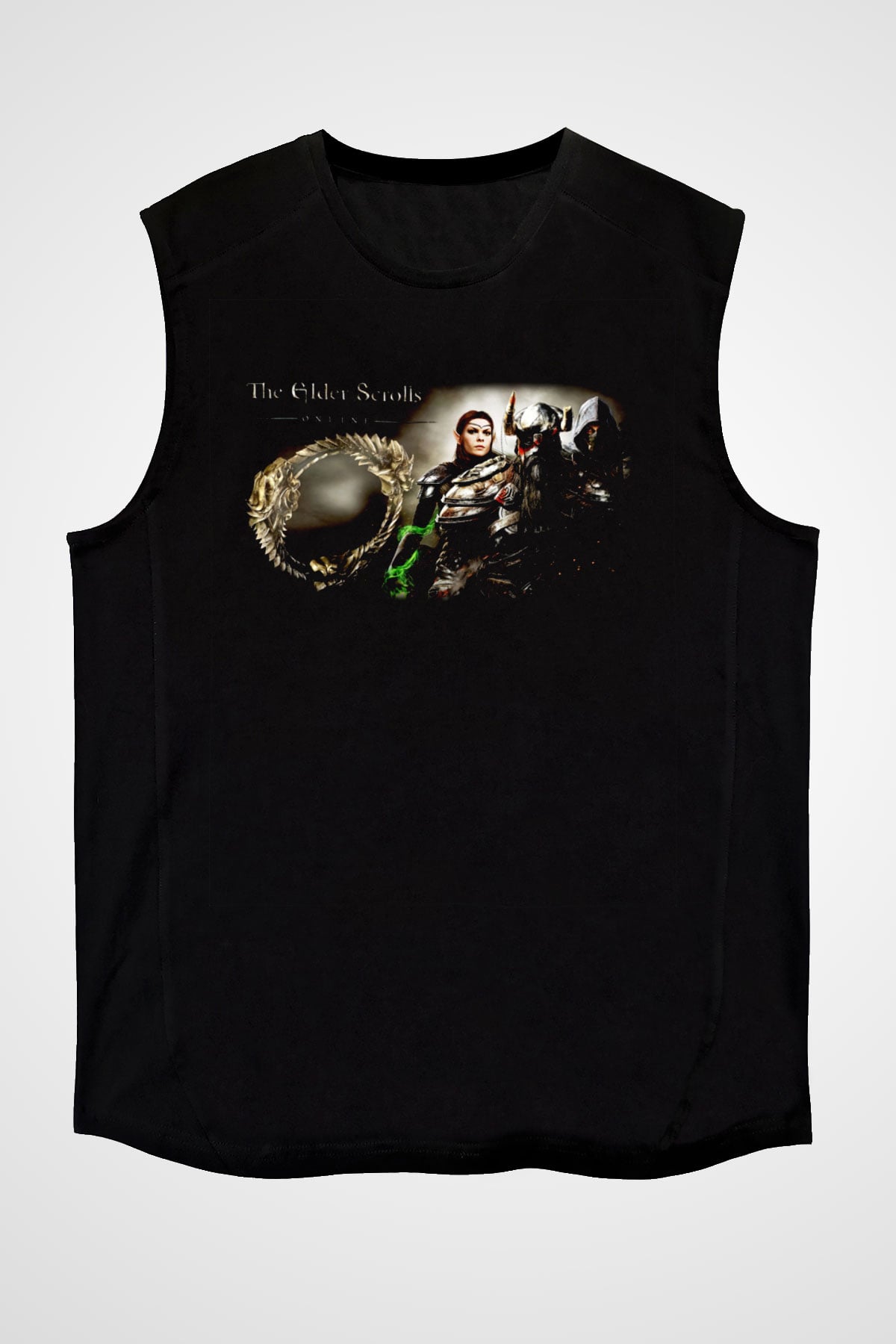 The Elder Scrolls Online Siyah Unisex Kolsuz Tişört
