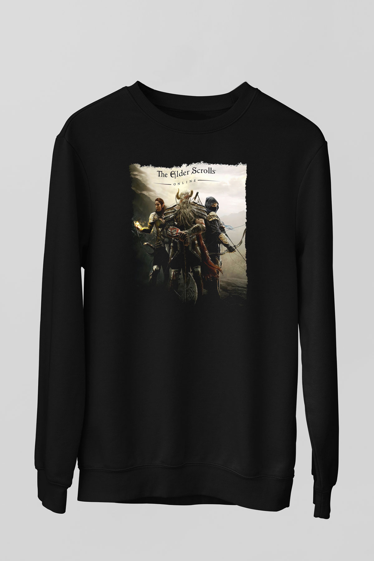 The Elder Scrolls Online Siyah Unisex Sweatshirt