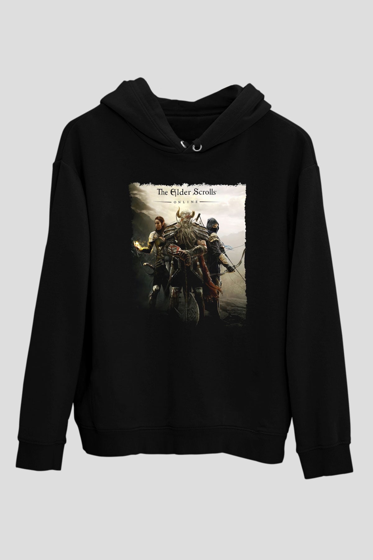 The Elder Scrolls Online Siyah Unisex Hoodie
