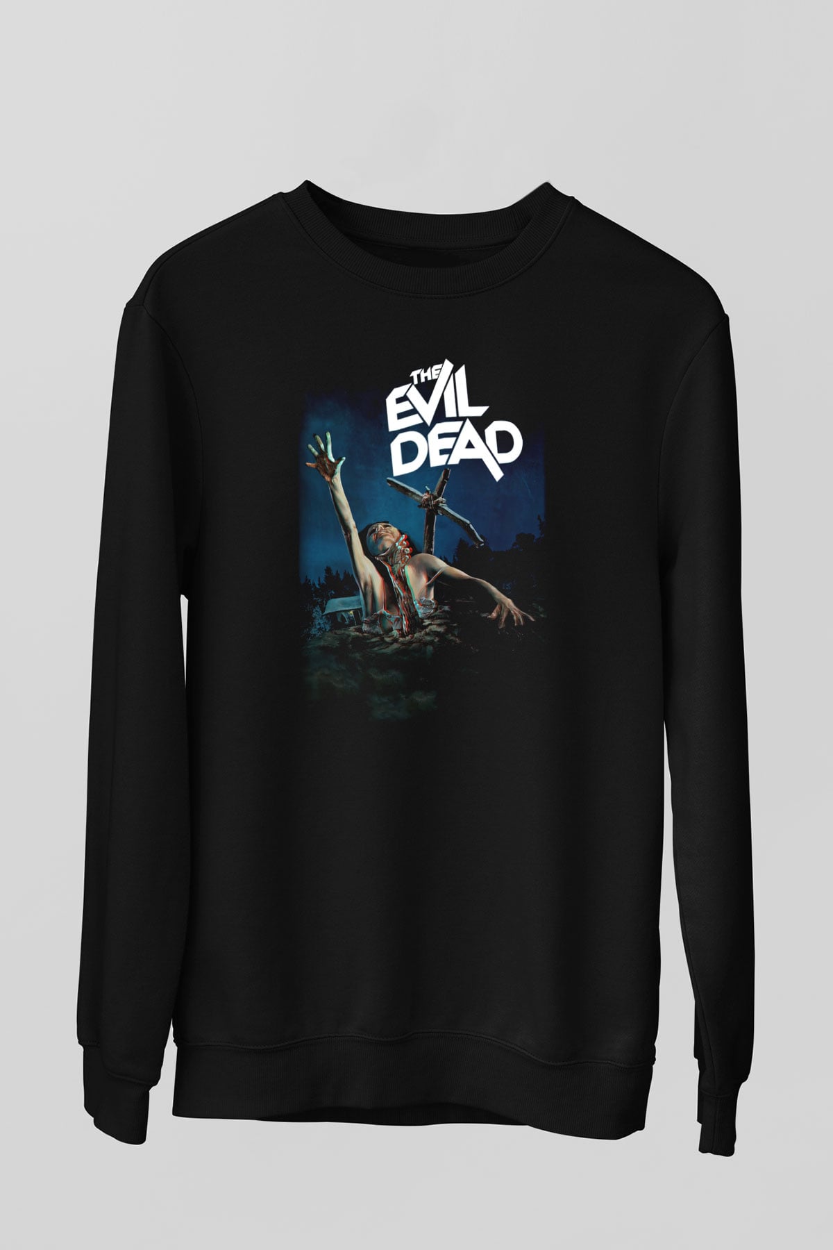 The Evil Dead Siyah Unisex Sweatshirt