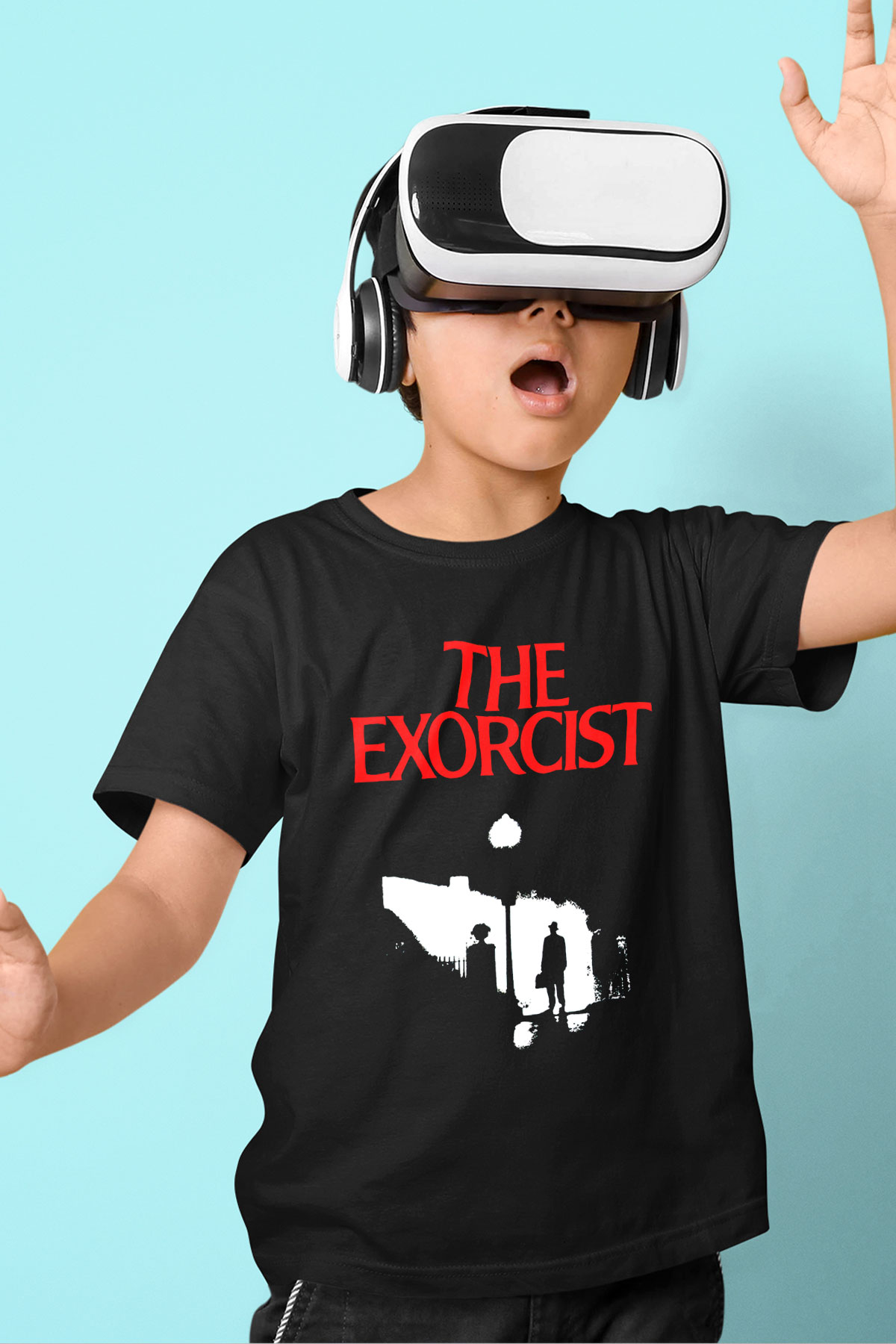 The Exorcist Siyah Unisex  Çocuk Tişört