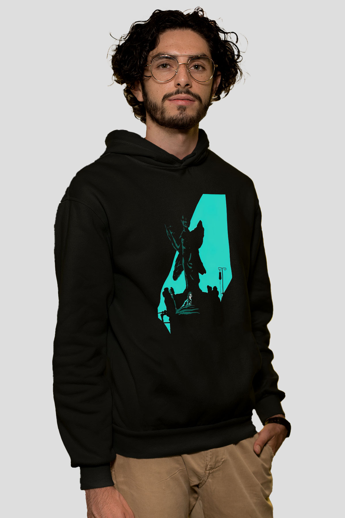 The Exorcist Siyah Unisex Kapüşonlu Sweatshirt