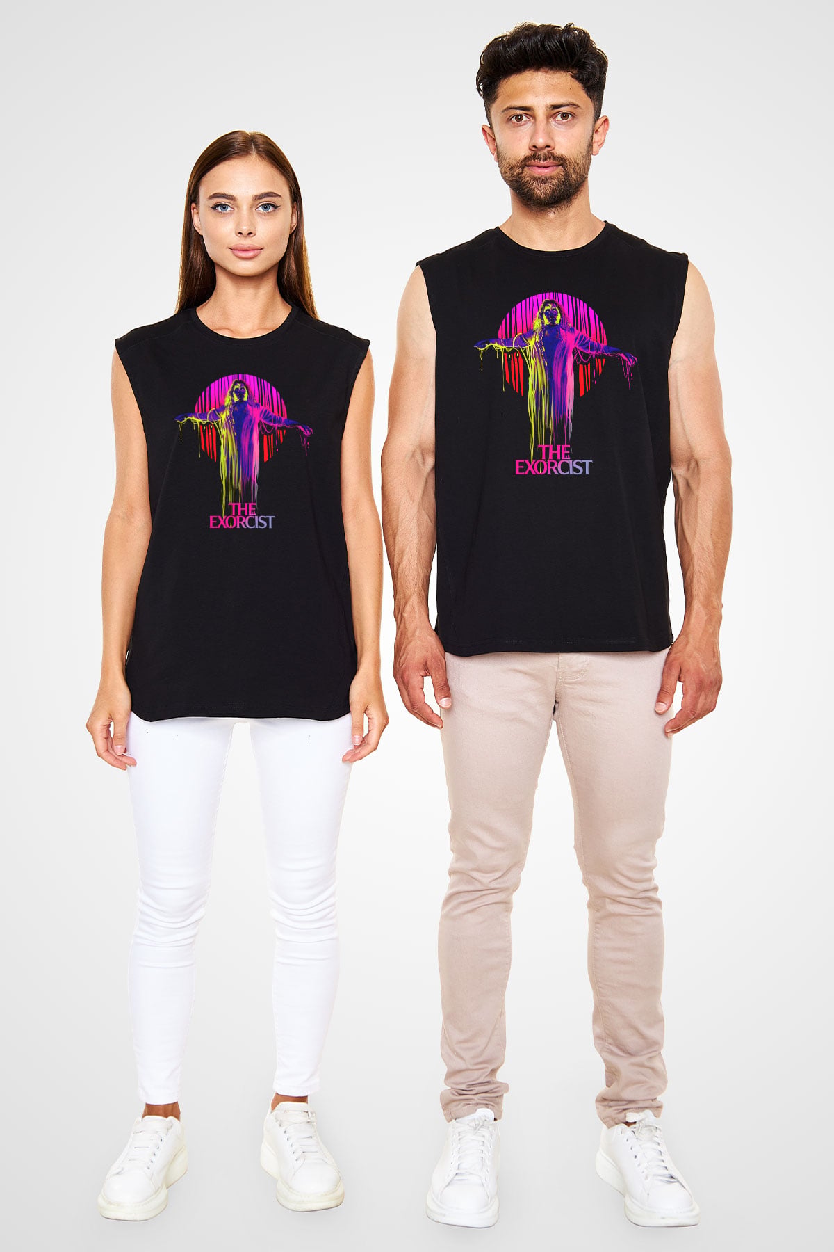 The Exorcist Siyah Unisex  Kolsuz Tişört