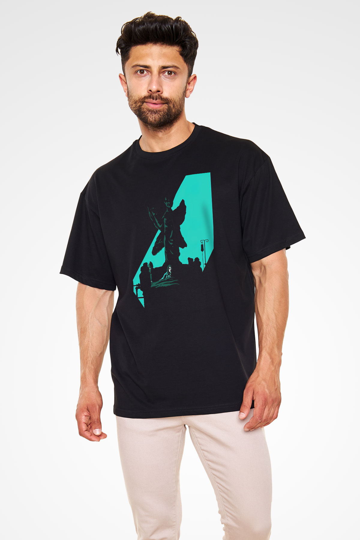 The Exorcist Siyah Unisex Oversize Tişört