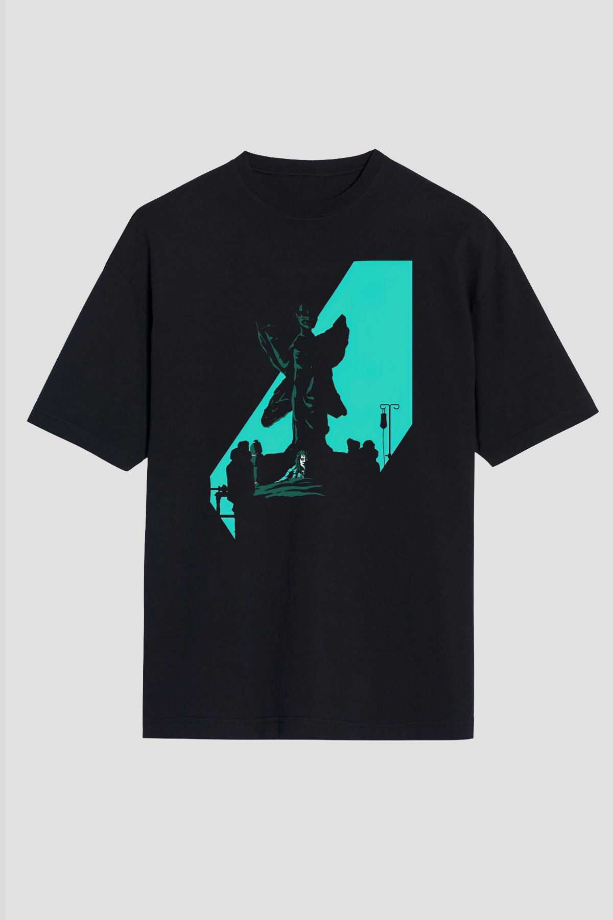 The Exorcist Siyah Unisex Oversize Tişört