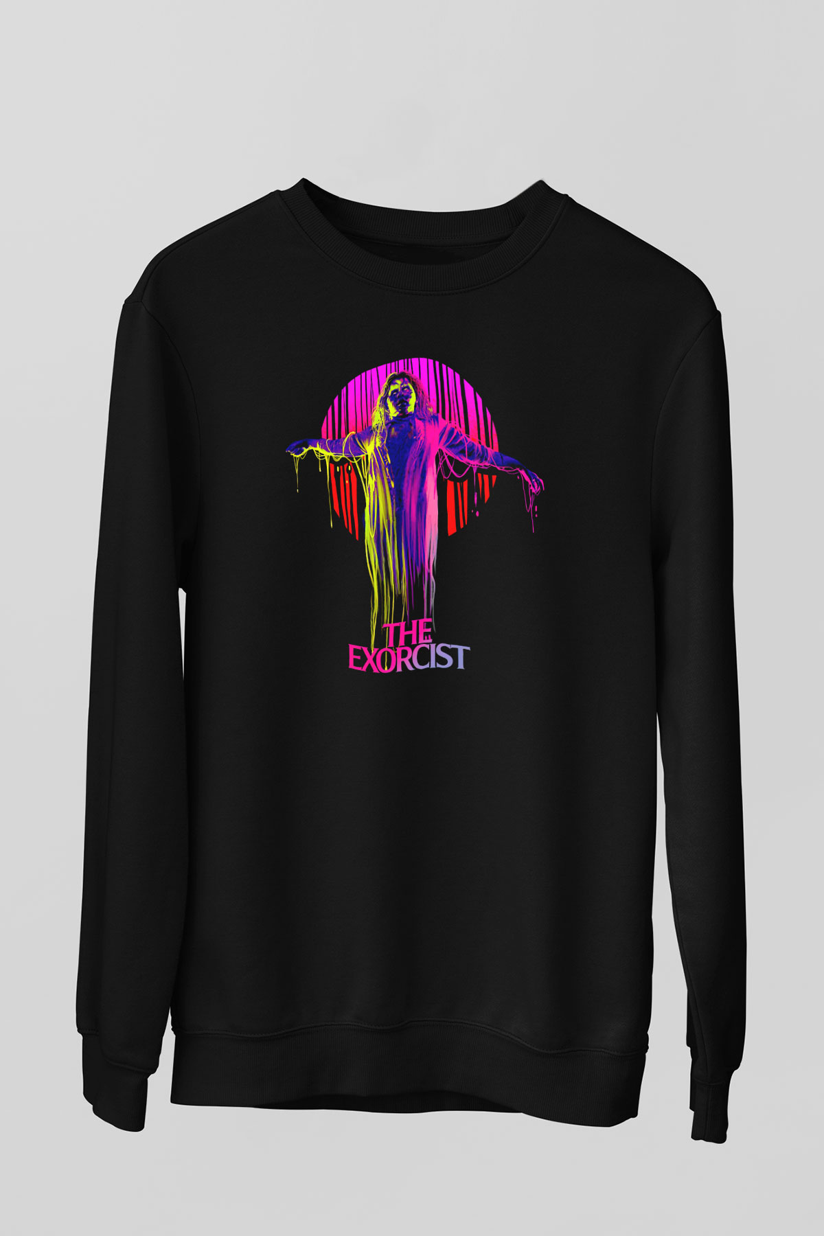 The Exorcist Siyah Unisex  Sweatshirt