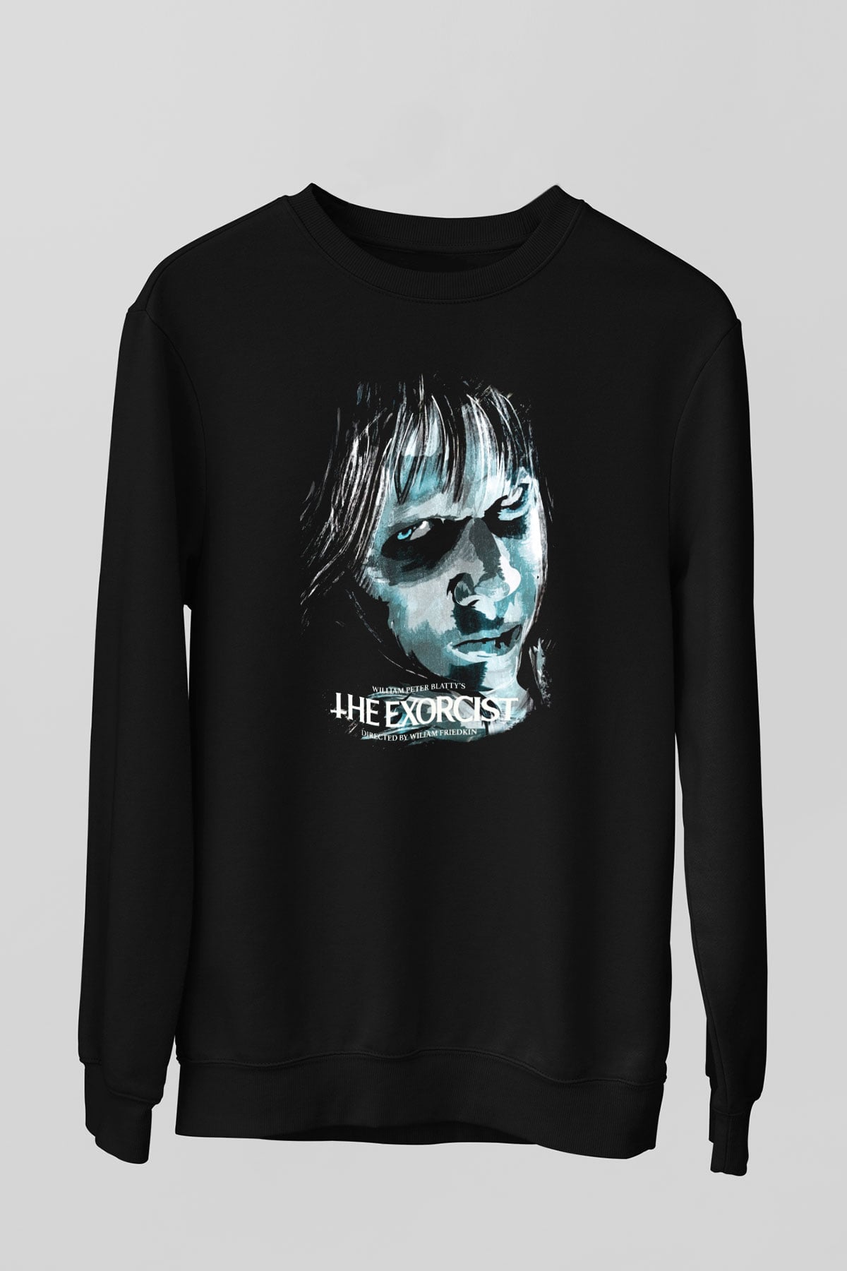 The Exorcist Siyah Unisex Sweatshirt
