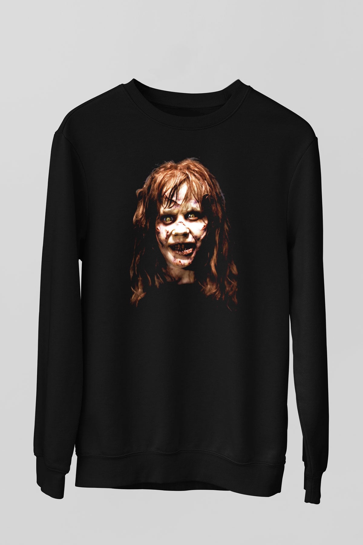 The Exorcist Siyah Unisex Sweatshirt
