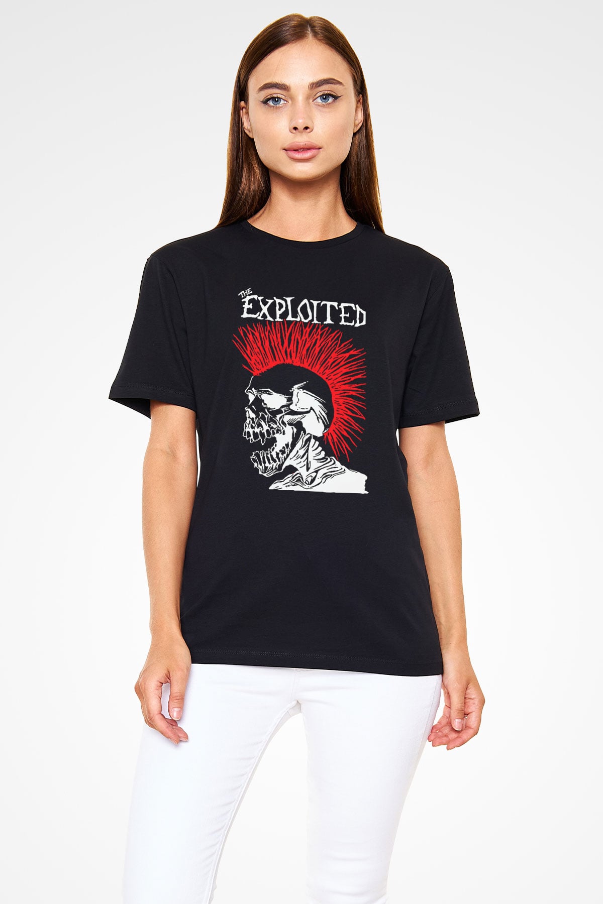 The Exploited Siyah Unisex Tişört T-Shirt - TişörtFabrikası